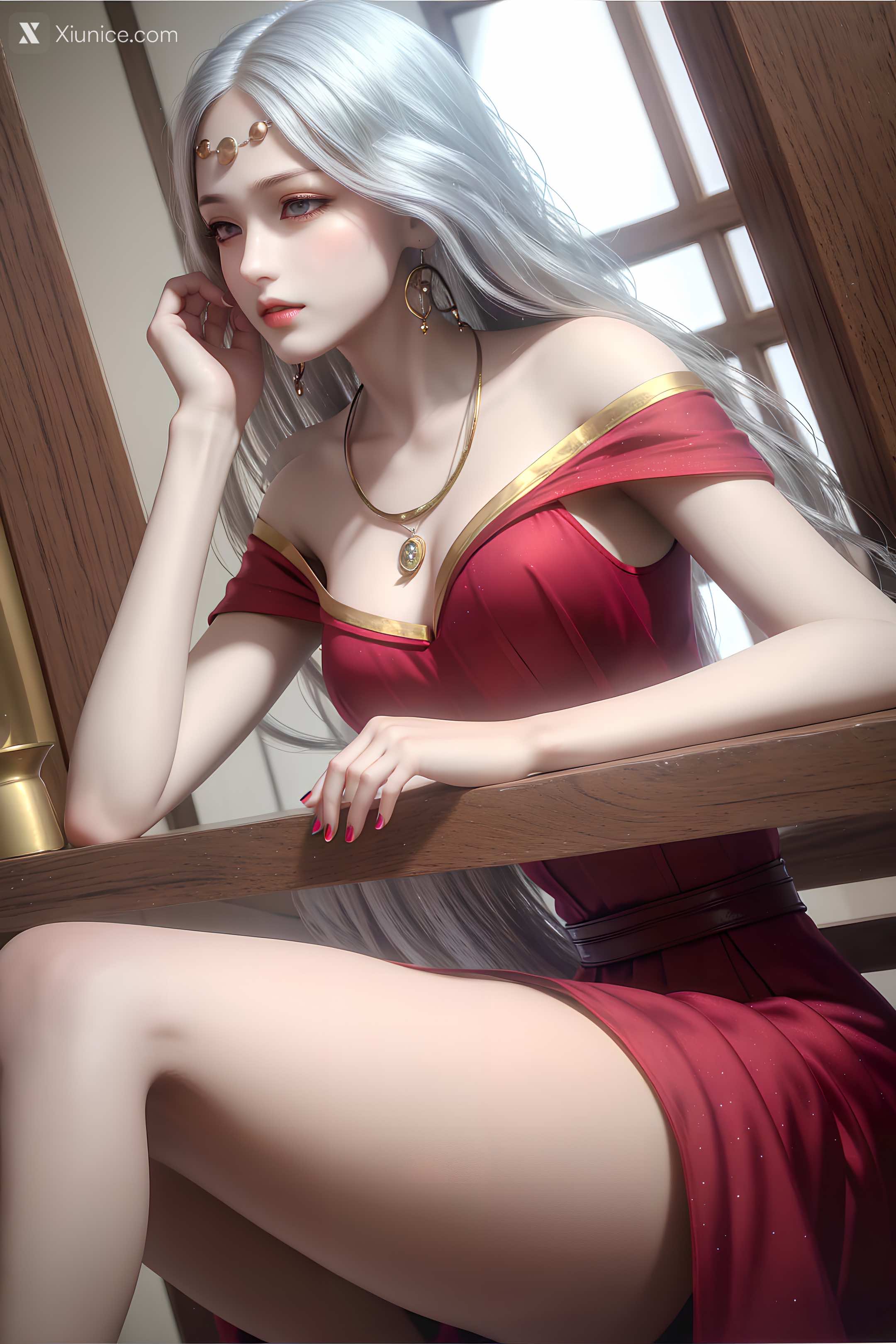 AI Girl Xiunice.com 恶魔法则 赛梅尔 赛梅尔 裸 32