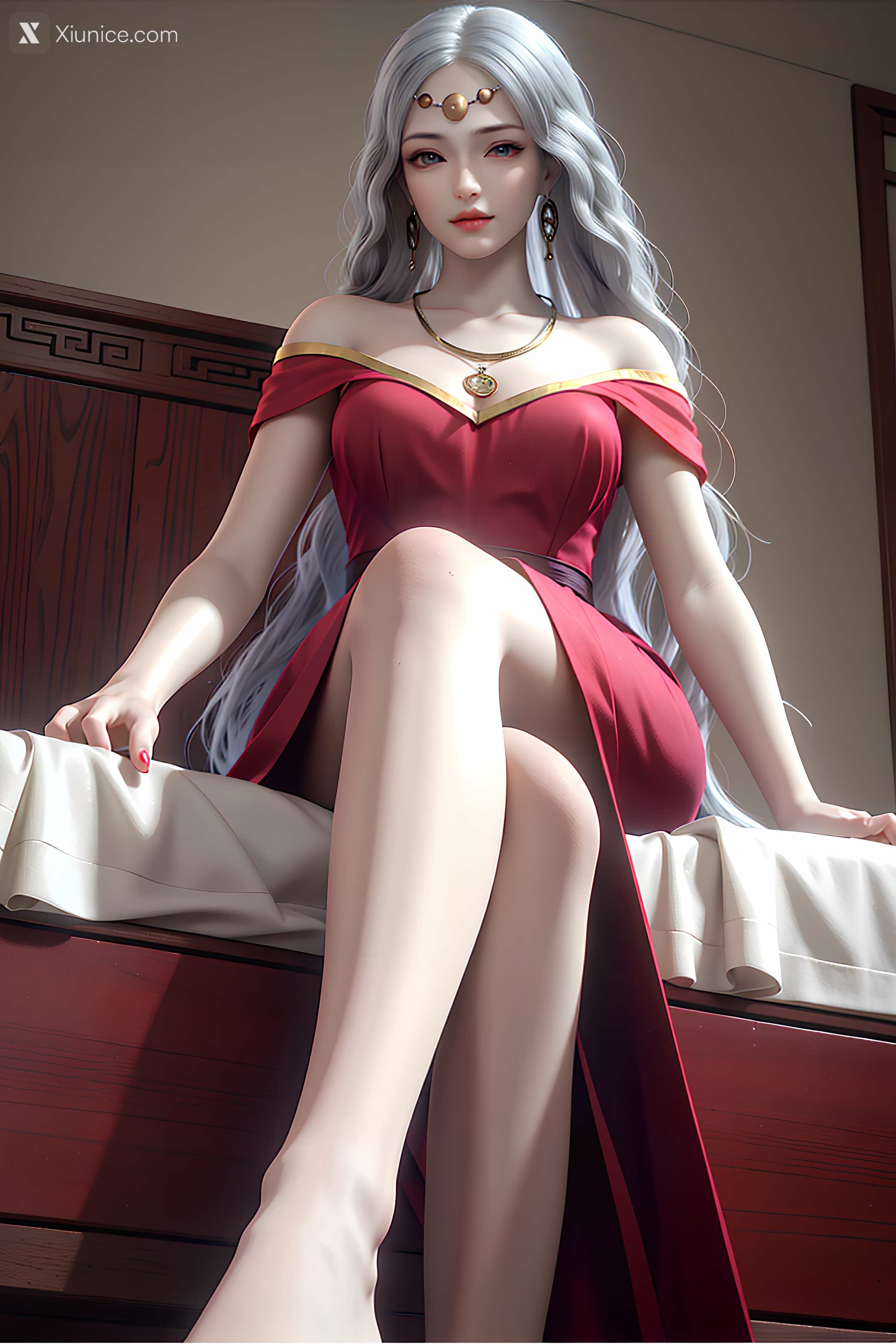 AI Girl Xiunice.com 恶魔法则 赛梅尔 赛梅尔 裸 33