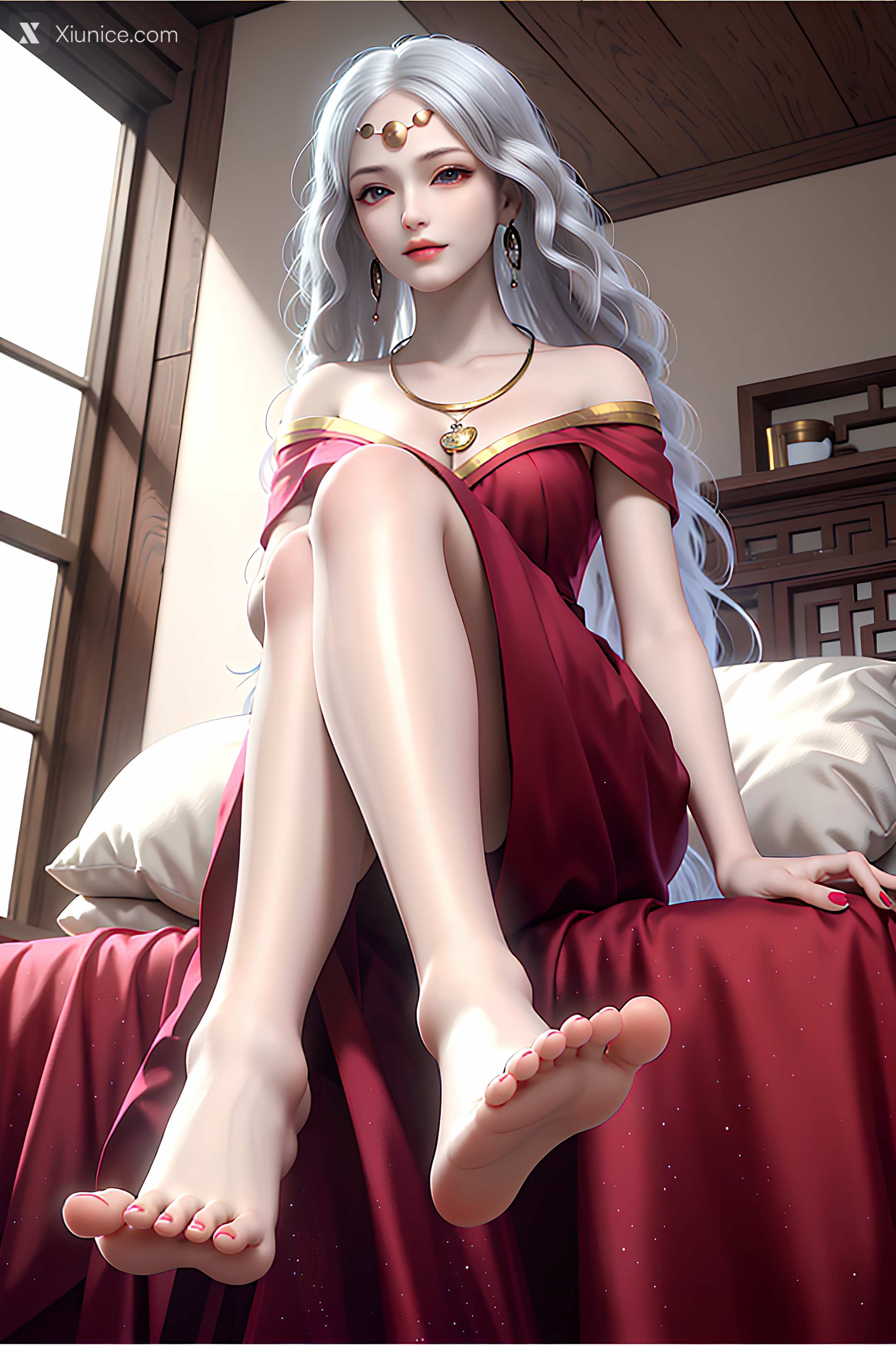 AI Girl Xiunice.com 恶魔法则 赛梅尔 赛梅尔 裸 34