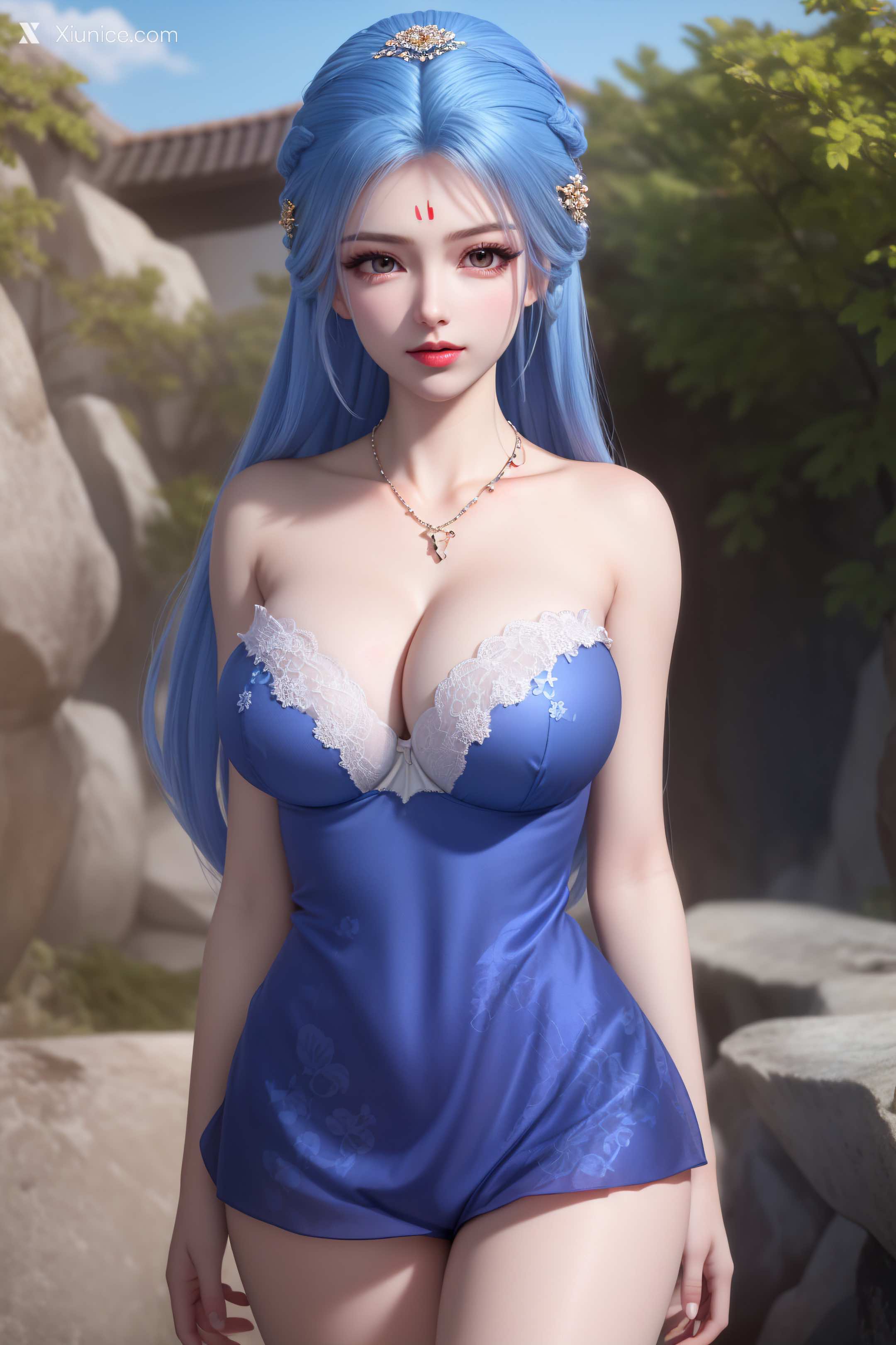 AI Girl Xiunice.com 我是大神仙 周紫雨 周紫雨 内衣 25