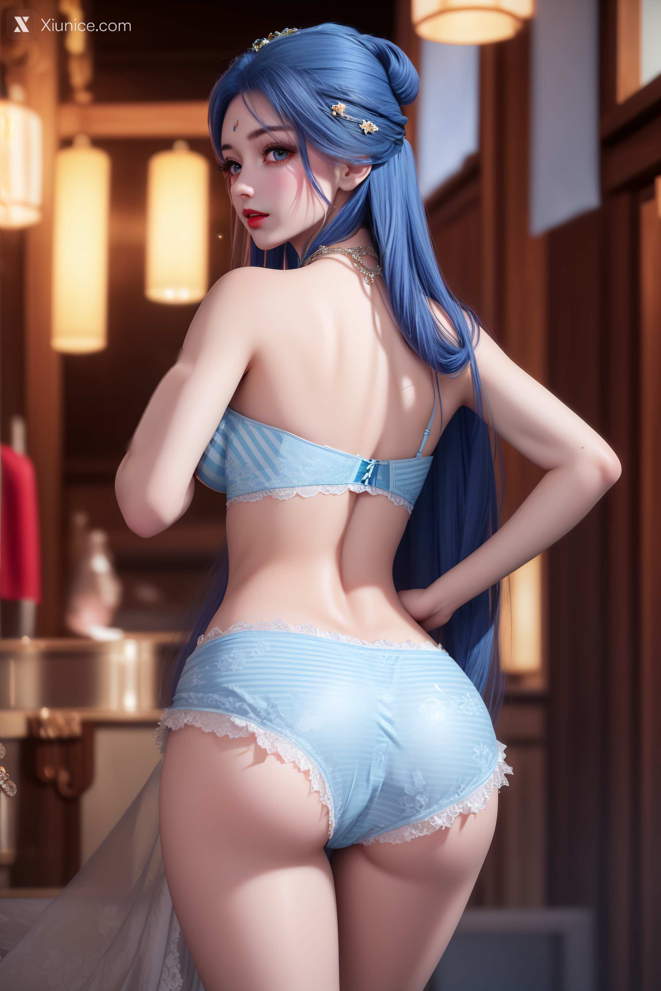 AI Girl Xiunice.com 我是大神仙 周紫雨 周紫雨 内衣 28
