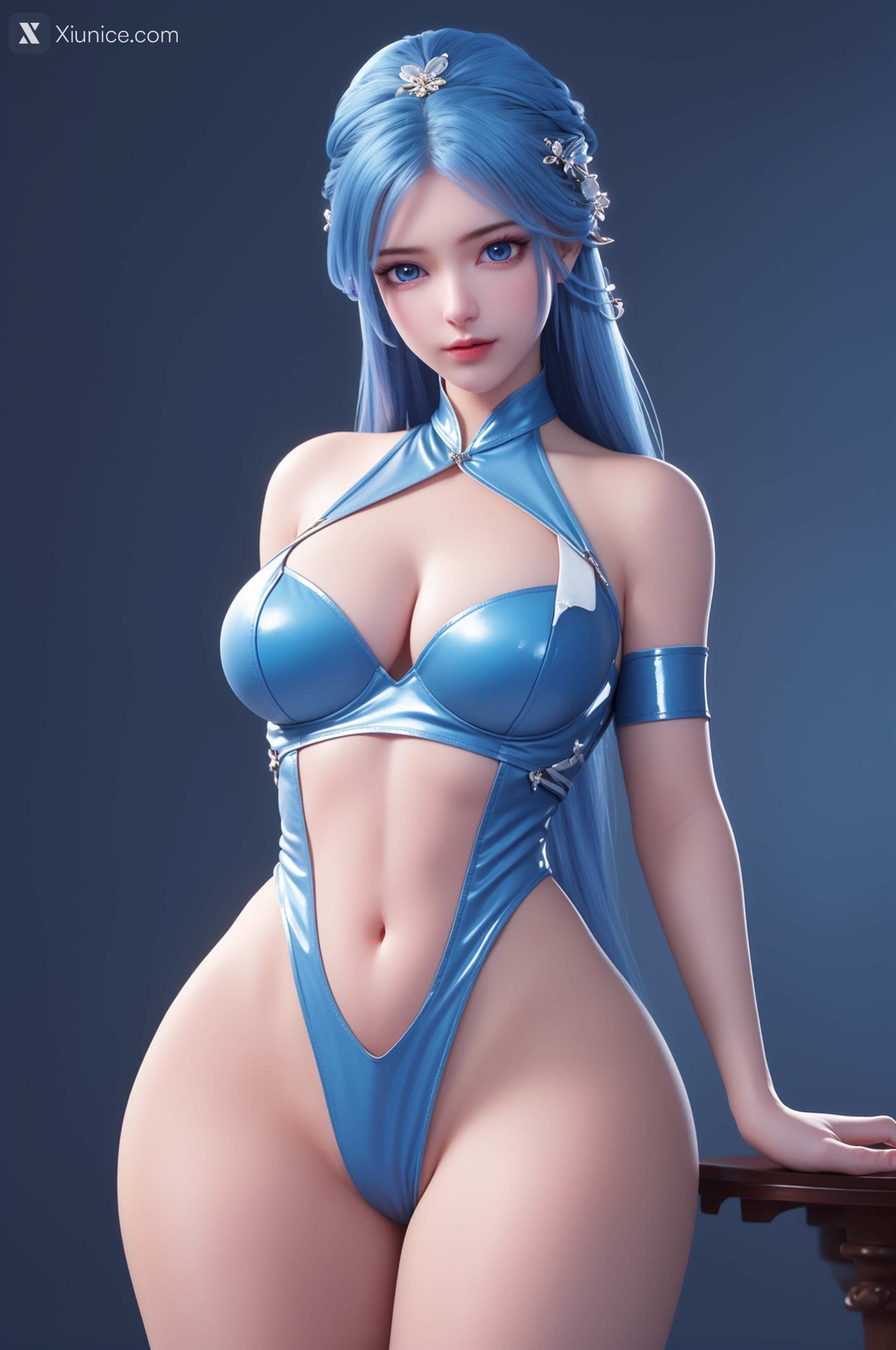 AI Girl Xiunice.com 我是大神仙 周紫雨 周紫雨1 内衣 35