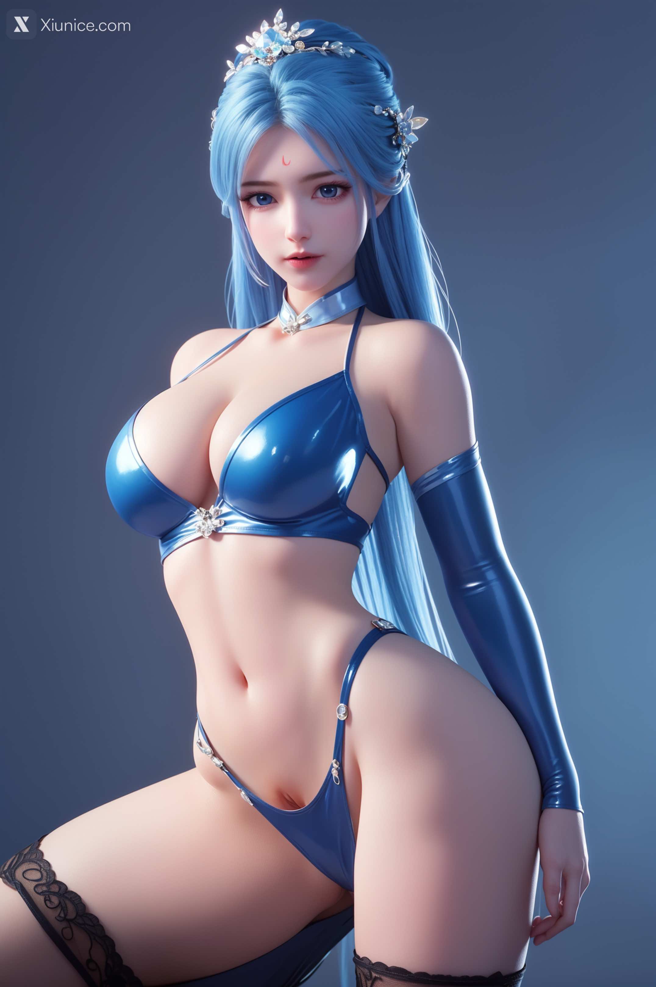 AI Girl Xiunice.com 我是大神仙 周紫雨 周紫雨1 内衣 4