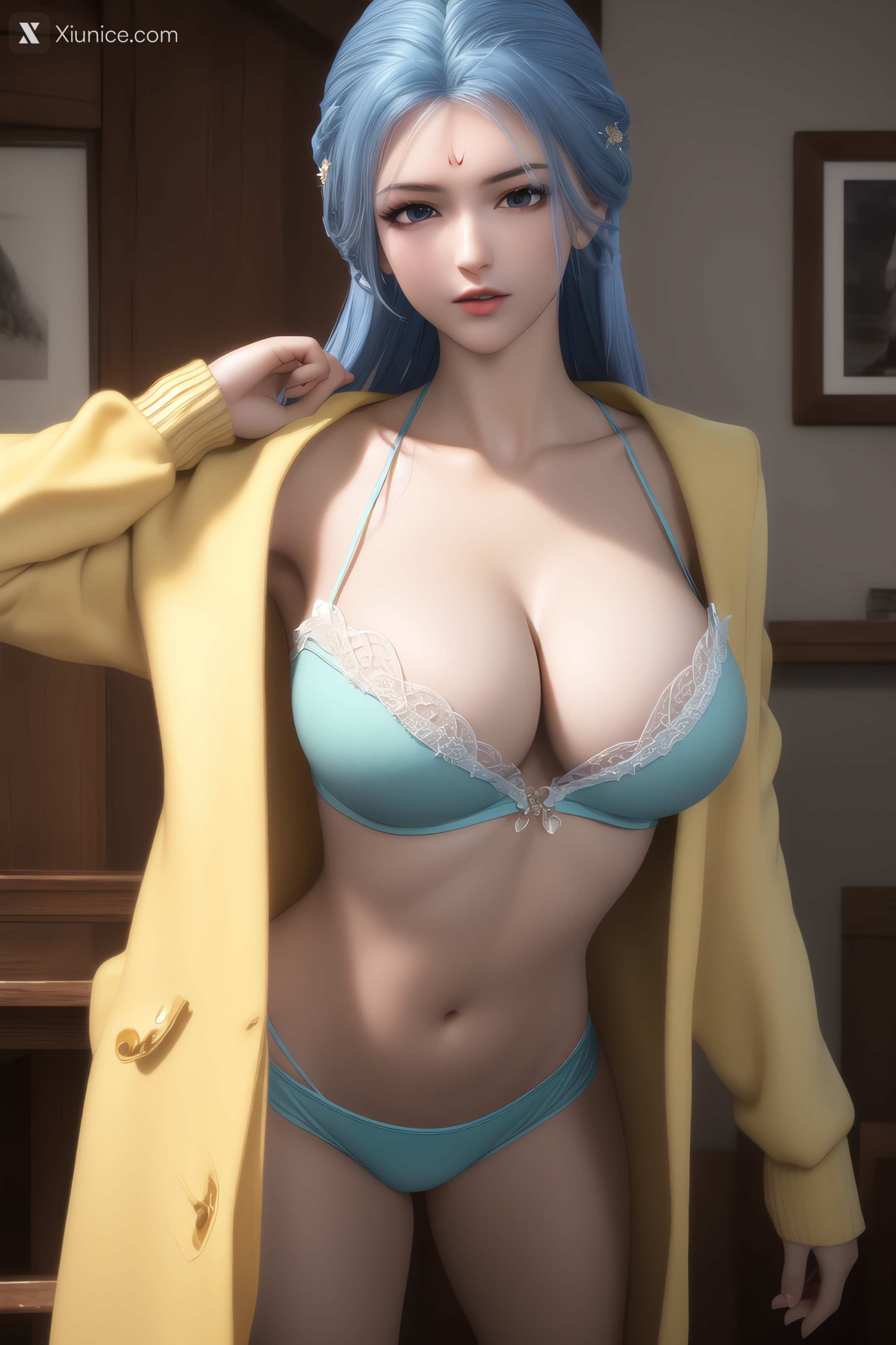 AI Girl Xiunice.com 我是大神仙 周紫雨 周紫雨2 比基尼 12