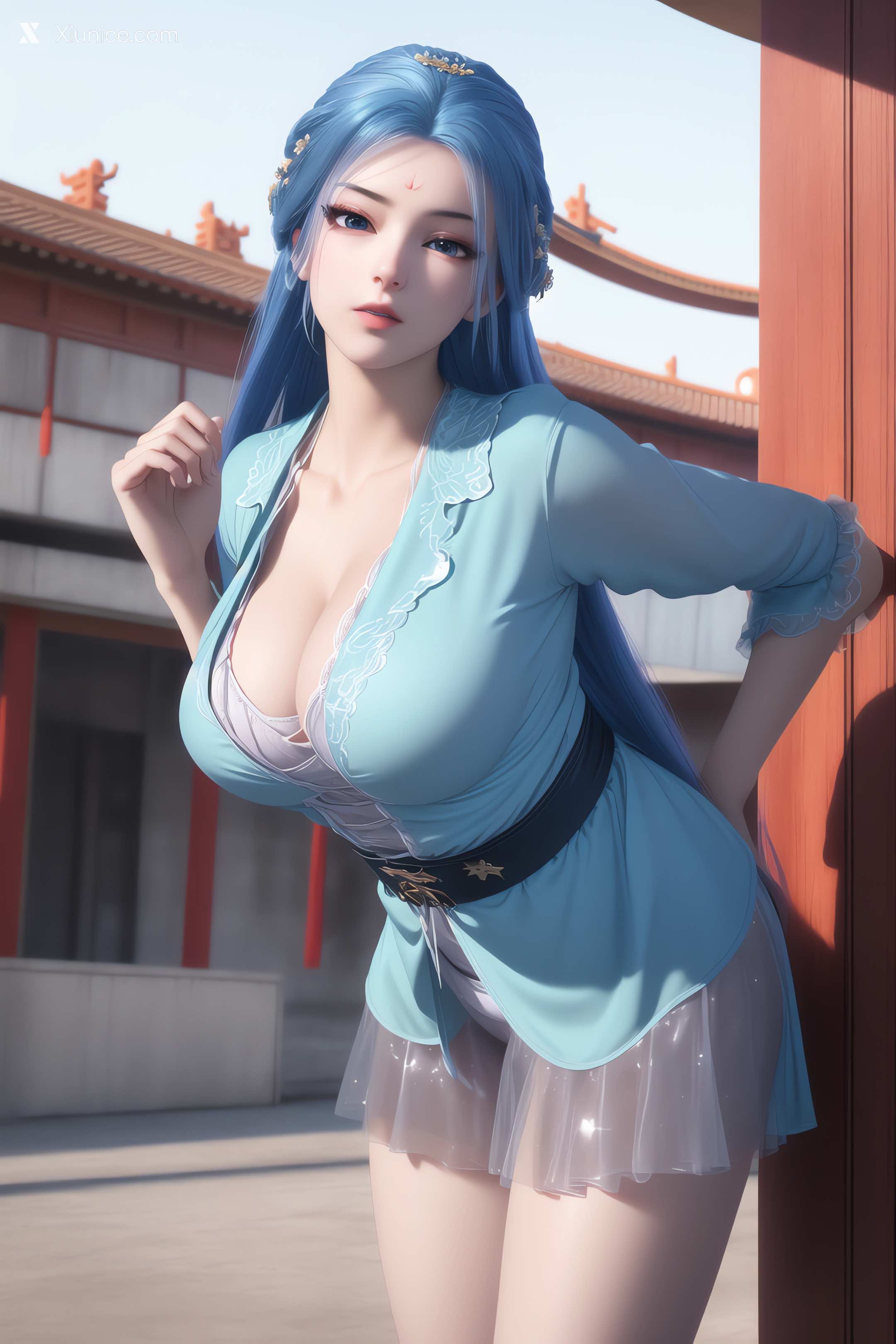 AI Girl Xiunice.com 我是大神仙 周紫雨 周紫雨2 比基尼 13