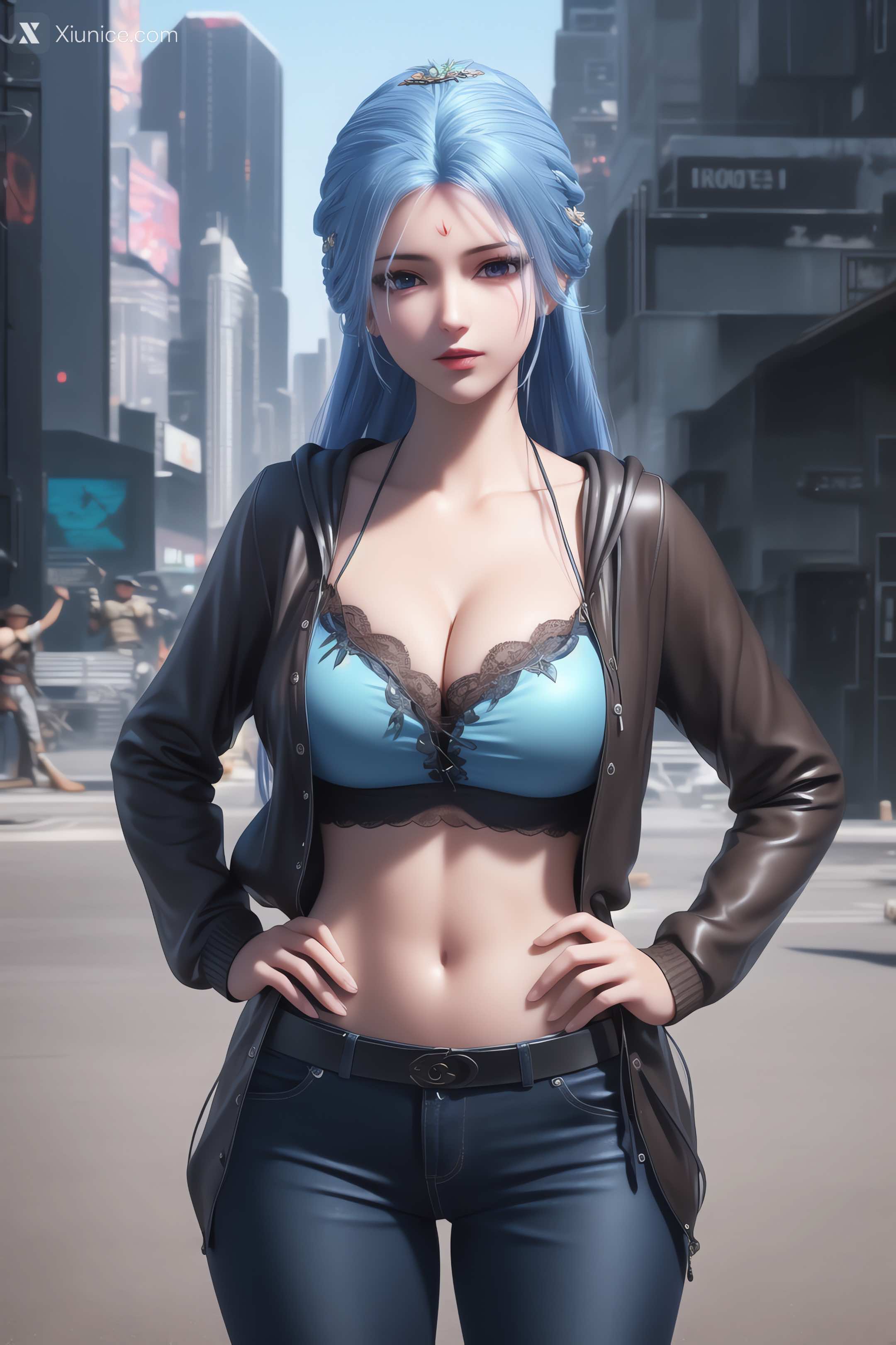 AI Girl Xiunice.com 我是大神仙 周紫雨 周紫雨2 比基尼 32
