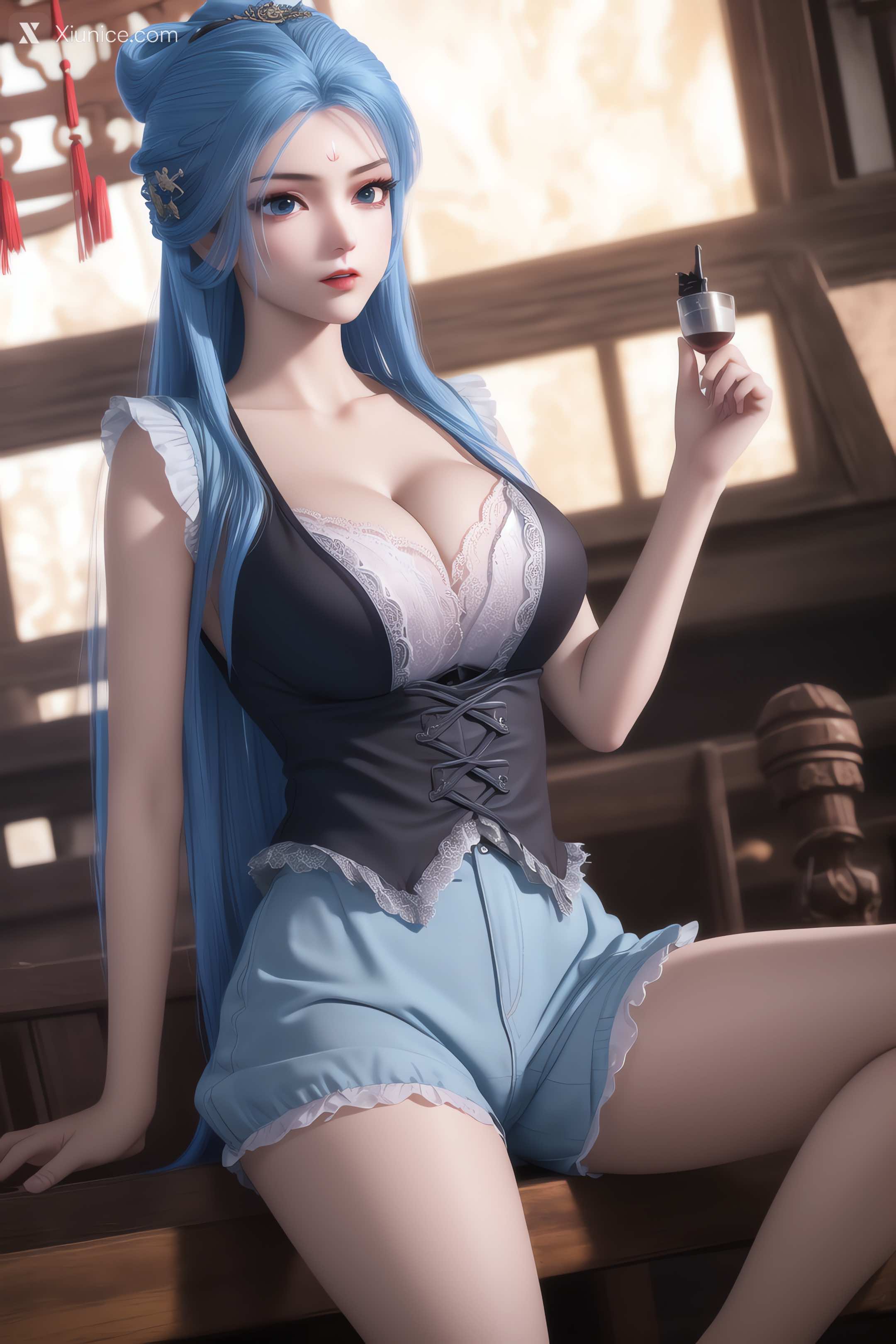AI Girl Xiunice.com 我是大神仙 周紫雨 周紫雨2 比基尼 33