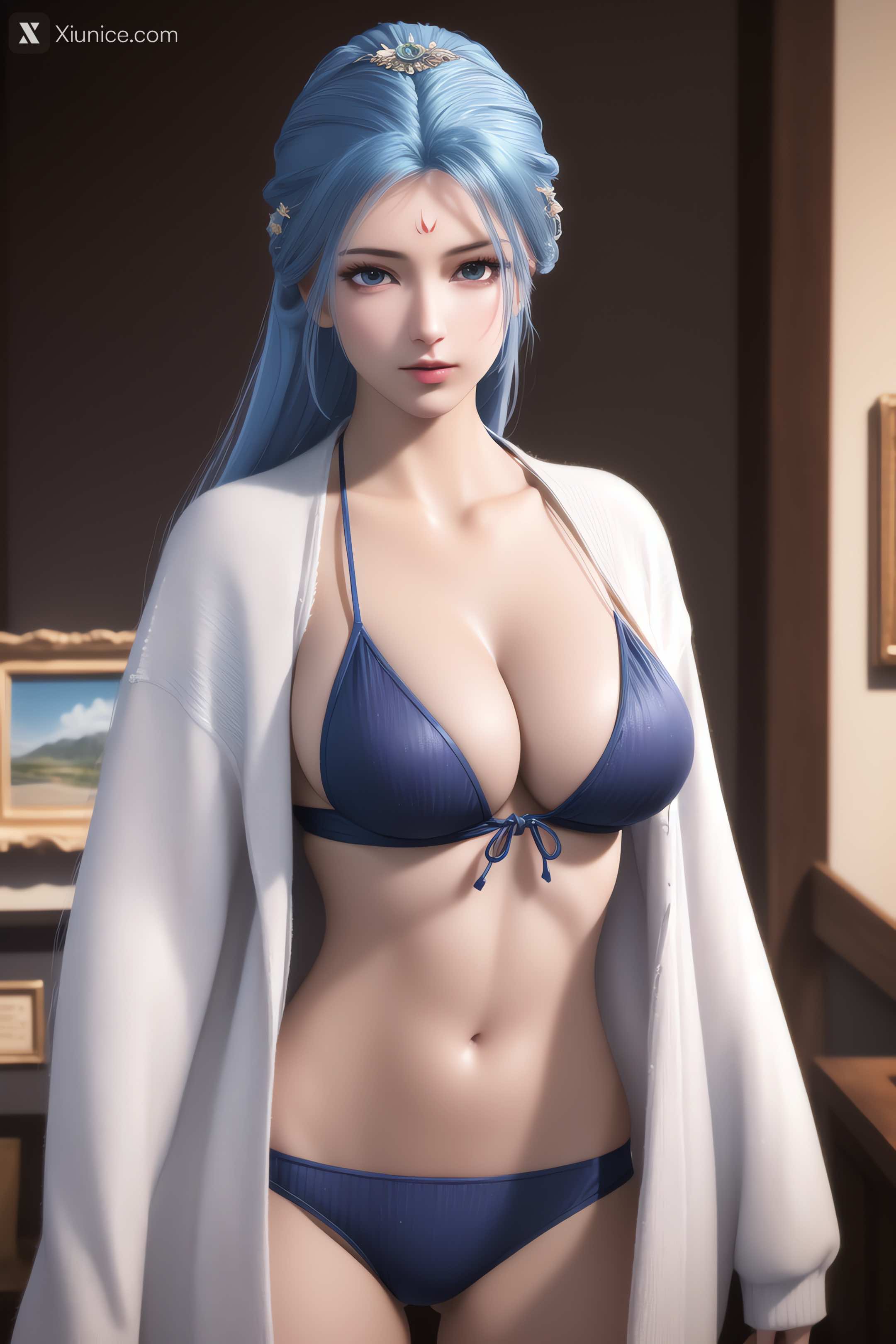 AI Girl Xiunice.com 我是大神仙 周紫雨 周紫雨2 比基尼 44