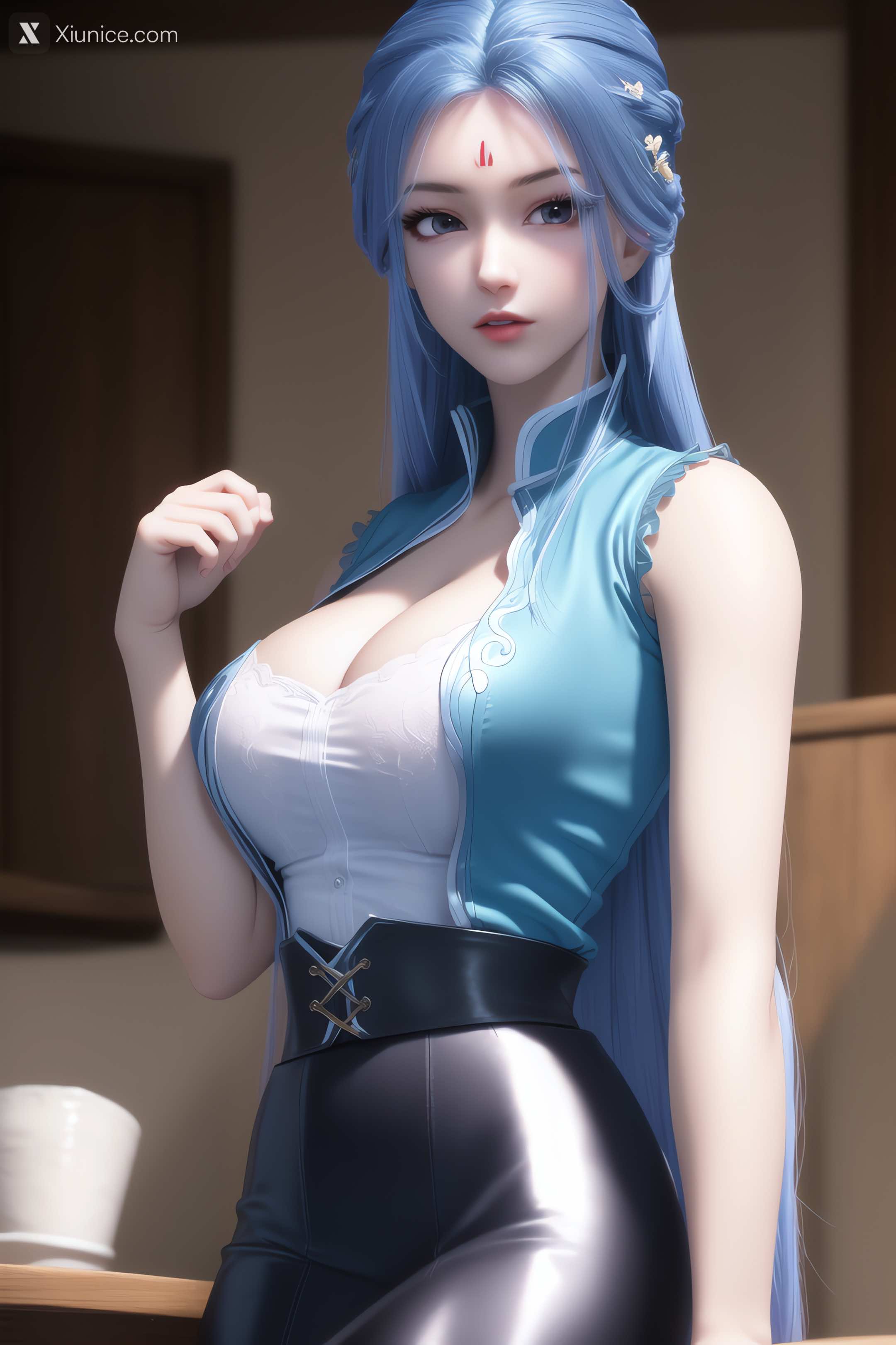 AI Girl Xiunice.com 我是大神仙 周紫雨 周紫雨2 比基尼 53
