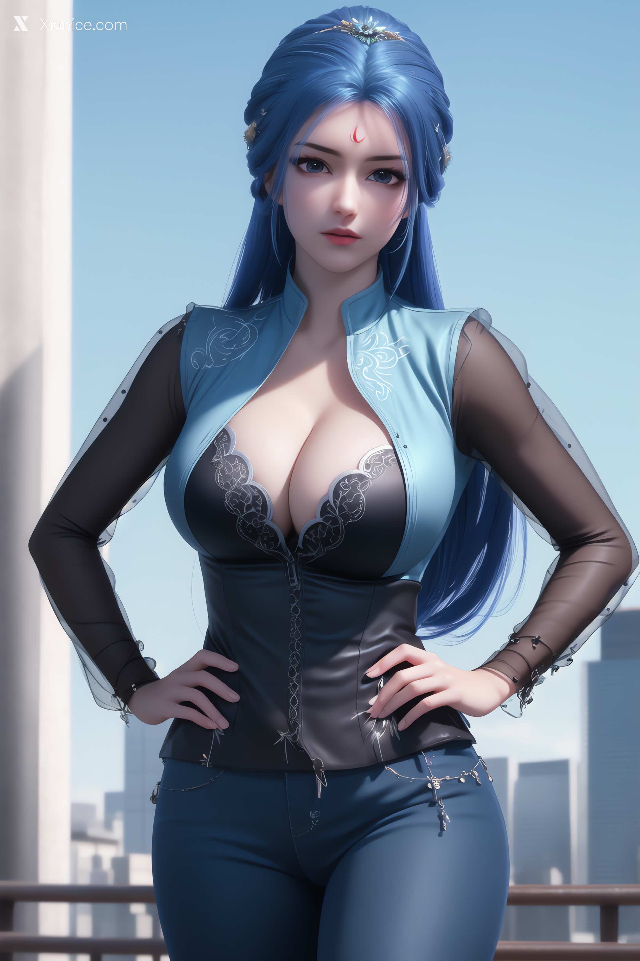 AI Girl Xiunice.com 我是大神仙 周紫雨 周紫雨2 比基尼 87