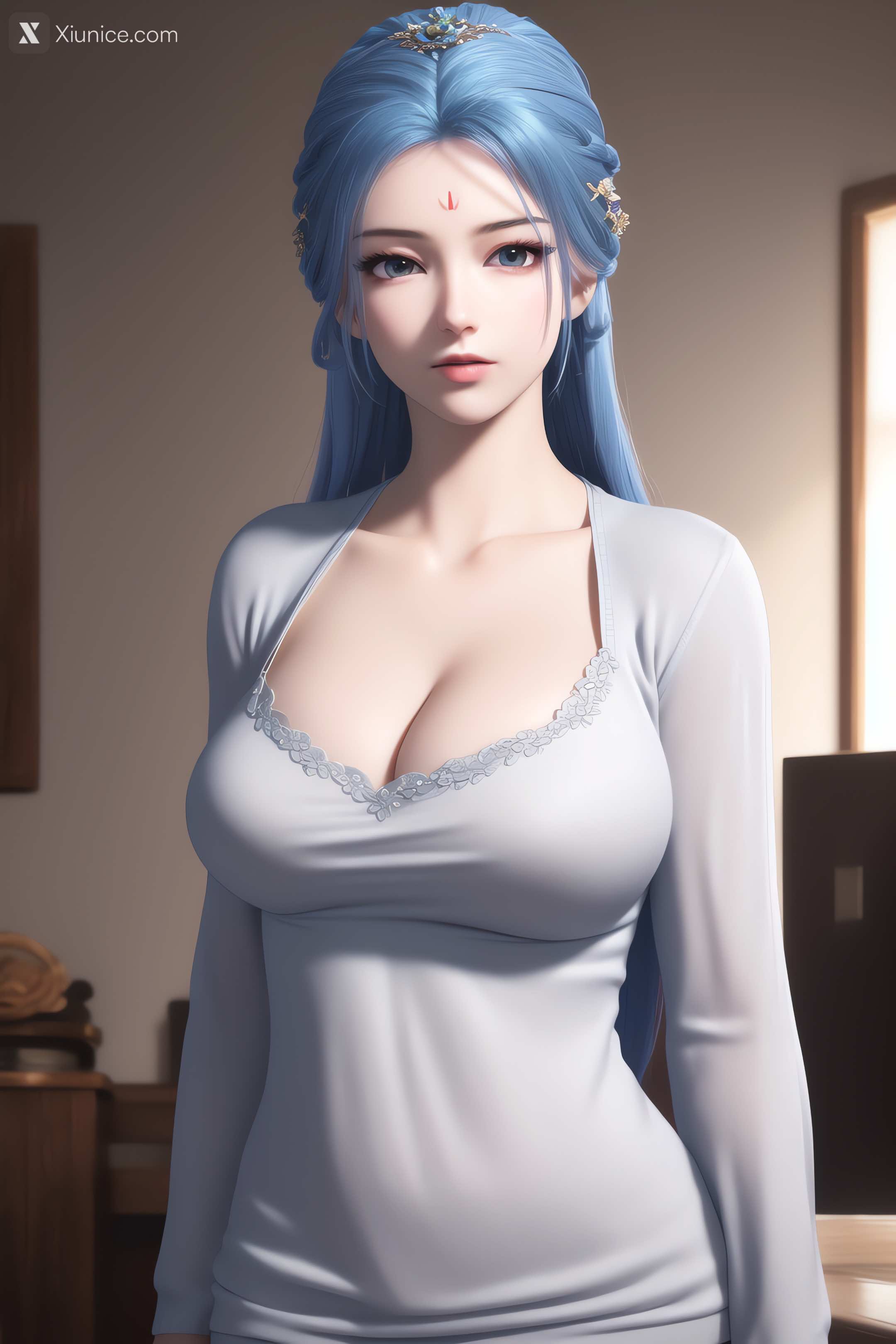 AI Girl Xiunice.com 我是大神仙 周紫雨 周紫雨2 比基尼 9
