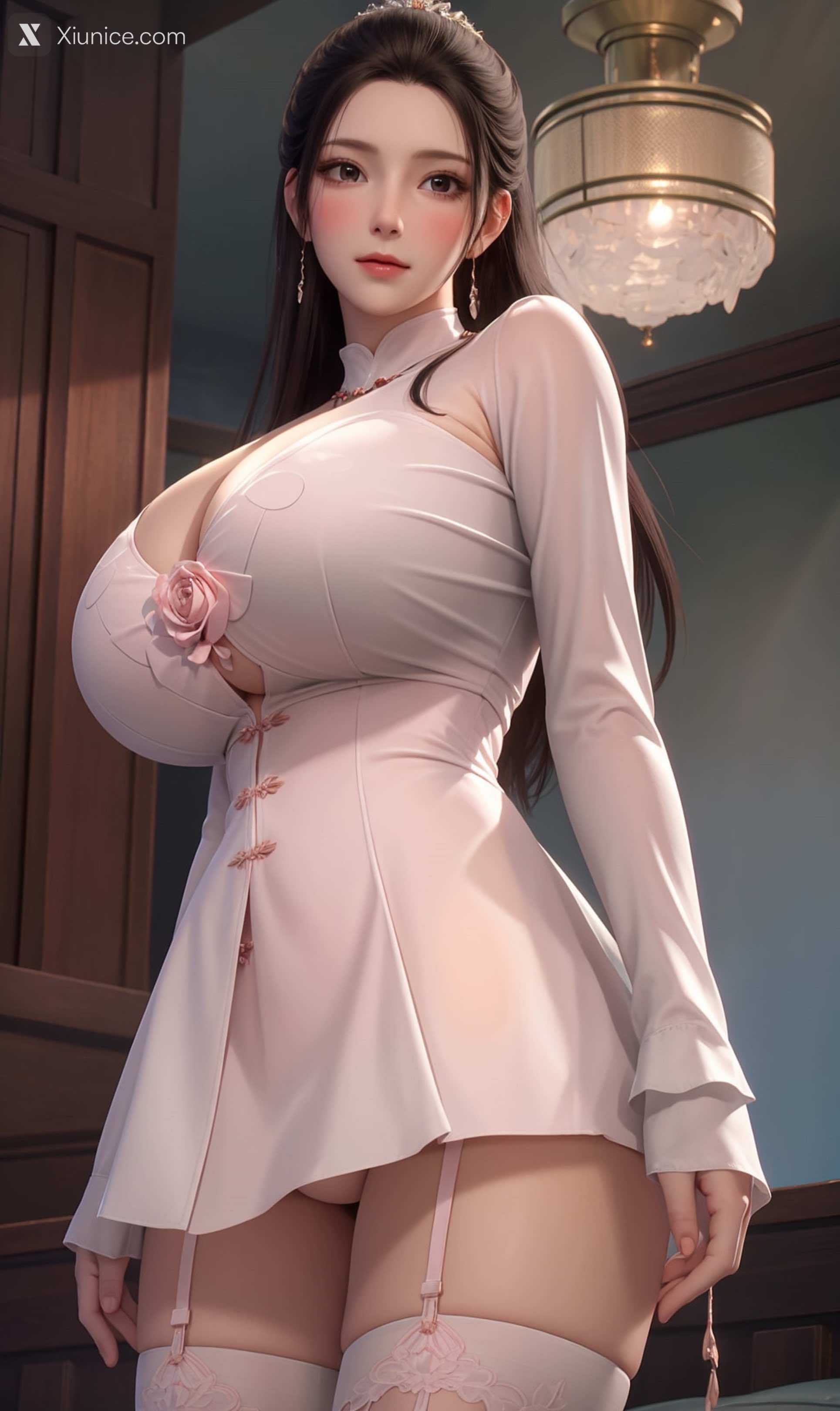 AI Girl Xiunice.com 斗破苍穹 薰儿 白丝居家 蝶翼 57