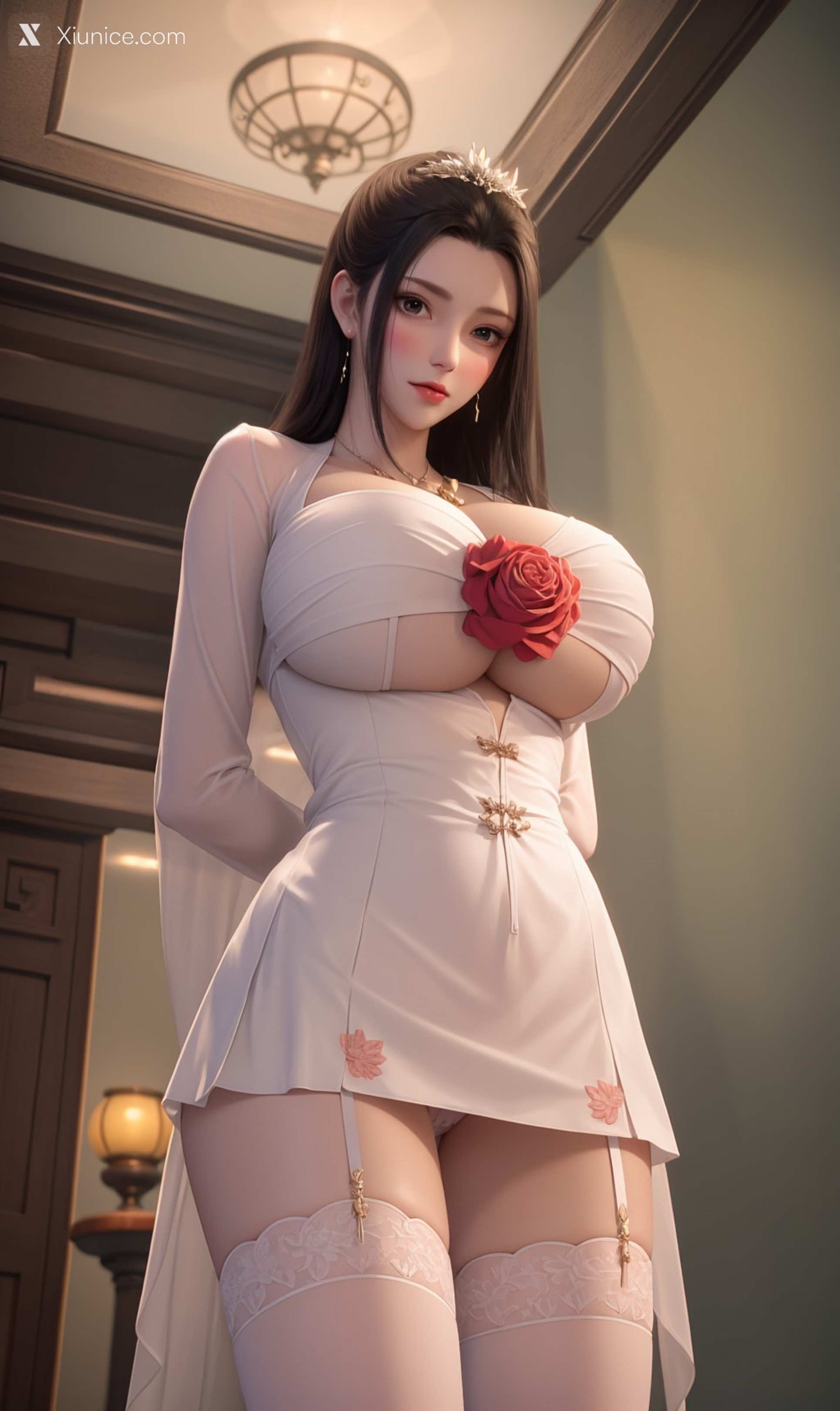 AI Girl Xiunice.com 斗破苍穹 薰儿 白丝居家 蝶翼 58