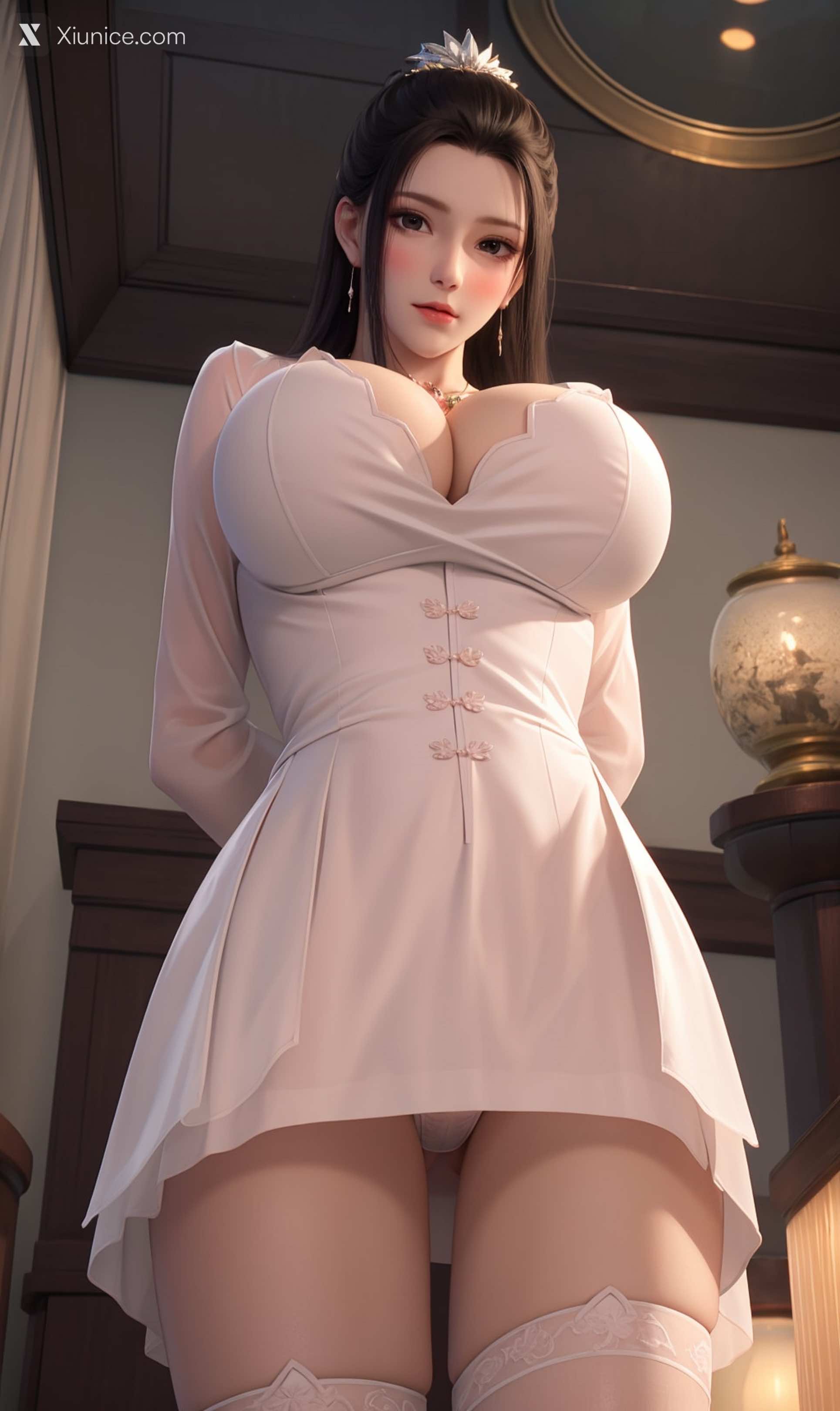 AI Girl Xiunice.com 斗破苍穹 薰儿 白丝居家 蝶翼 62
