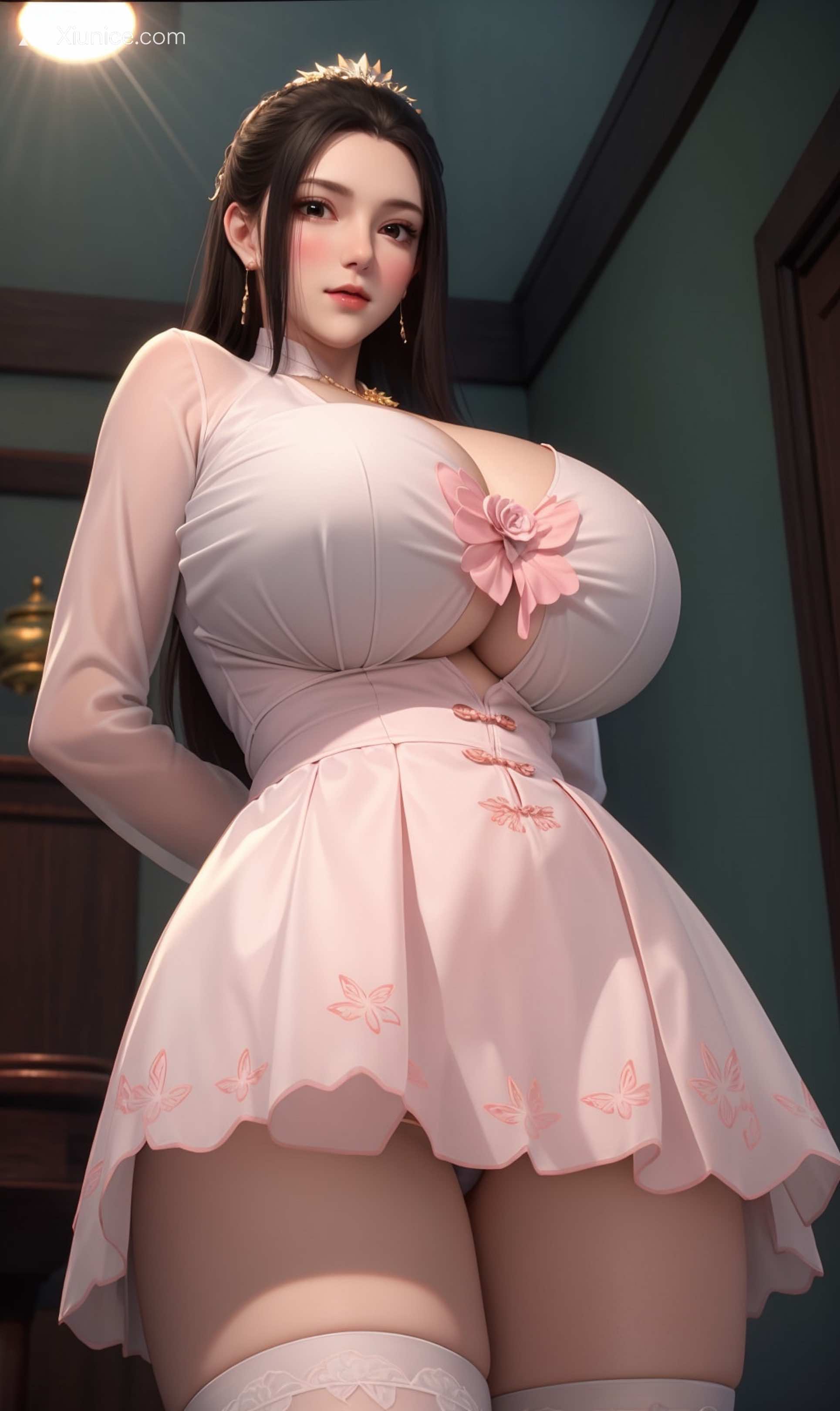 AI Girl Xiunice.com 斗破苍穹 薰儿 白丝居家 蝶翼 63