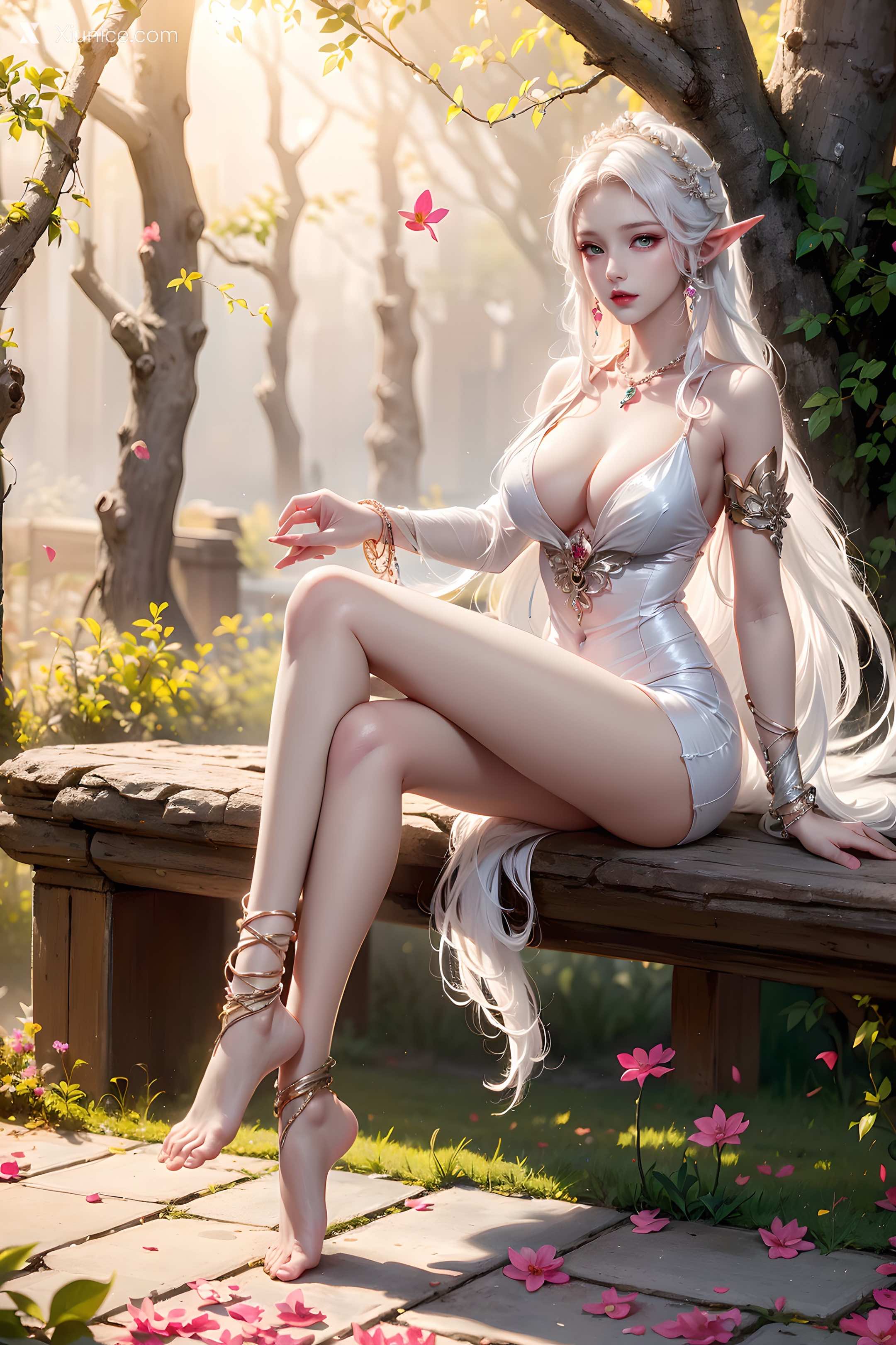 AI Girl Xiunice.com 斗罗大陆 波塞西 野外写真 5