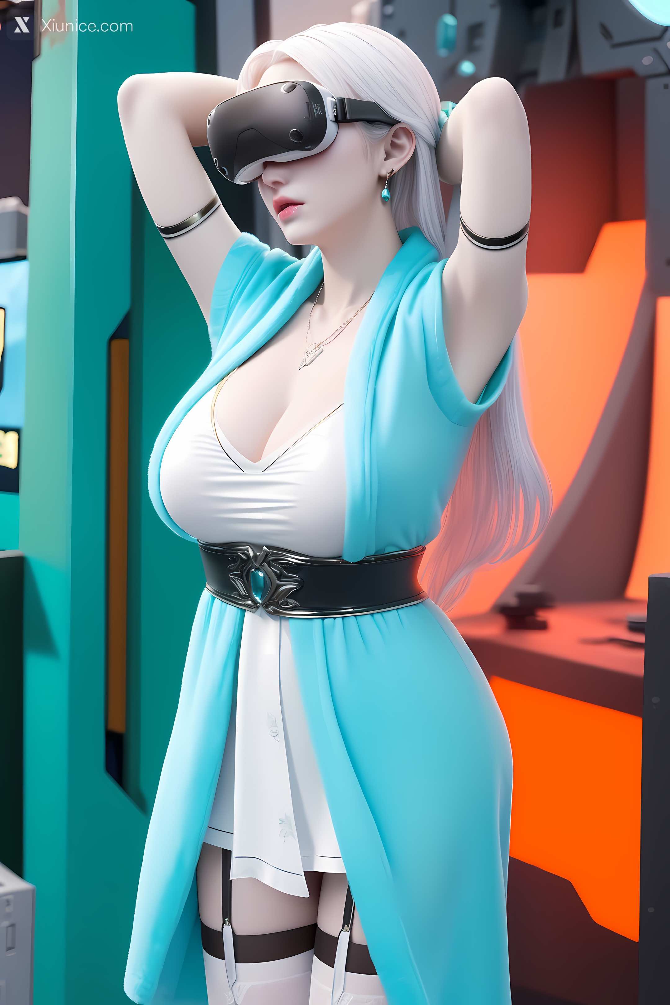 AI Girl Xiunice.com 斗魂卫 上官明月 2 18