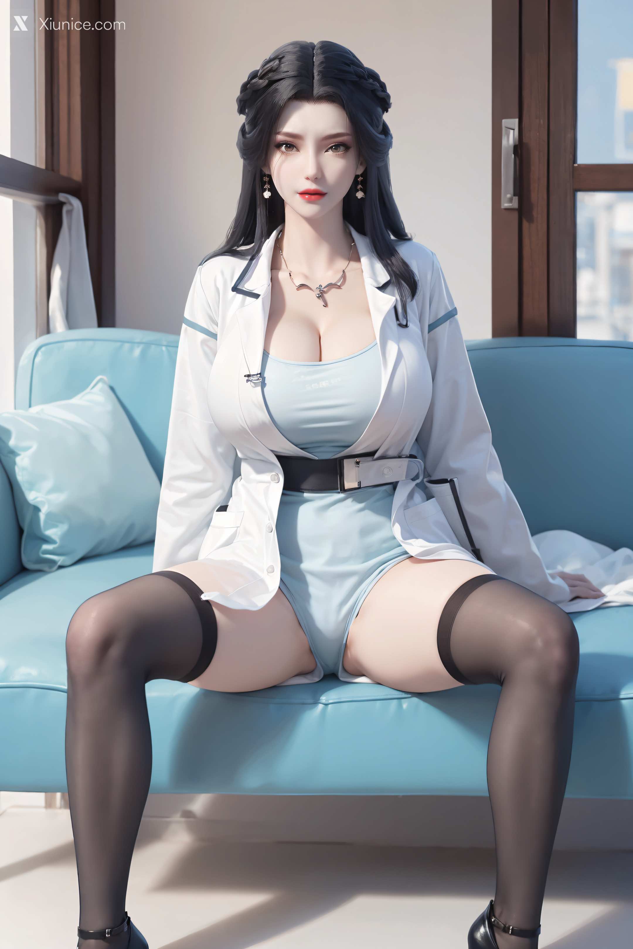 AI Girl Xiunice.com 星辰变 姜立 猫耳泳装 1 49