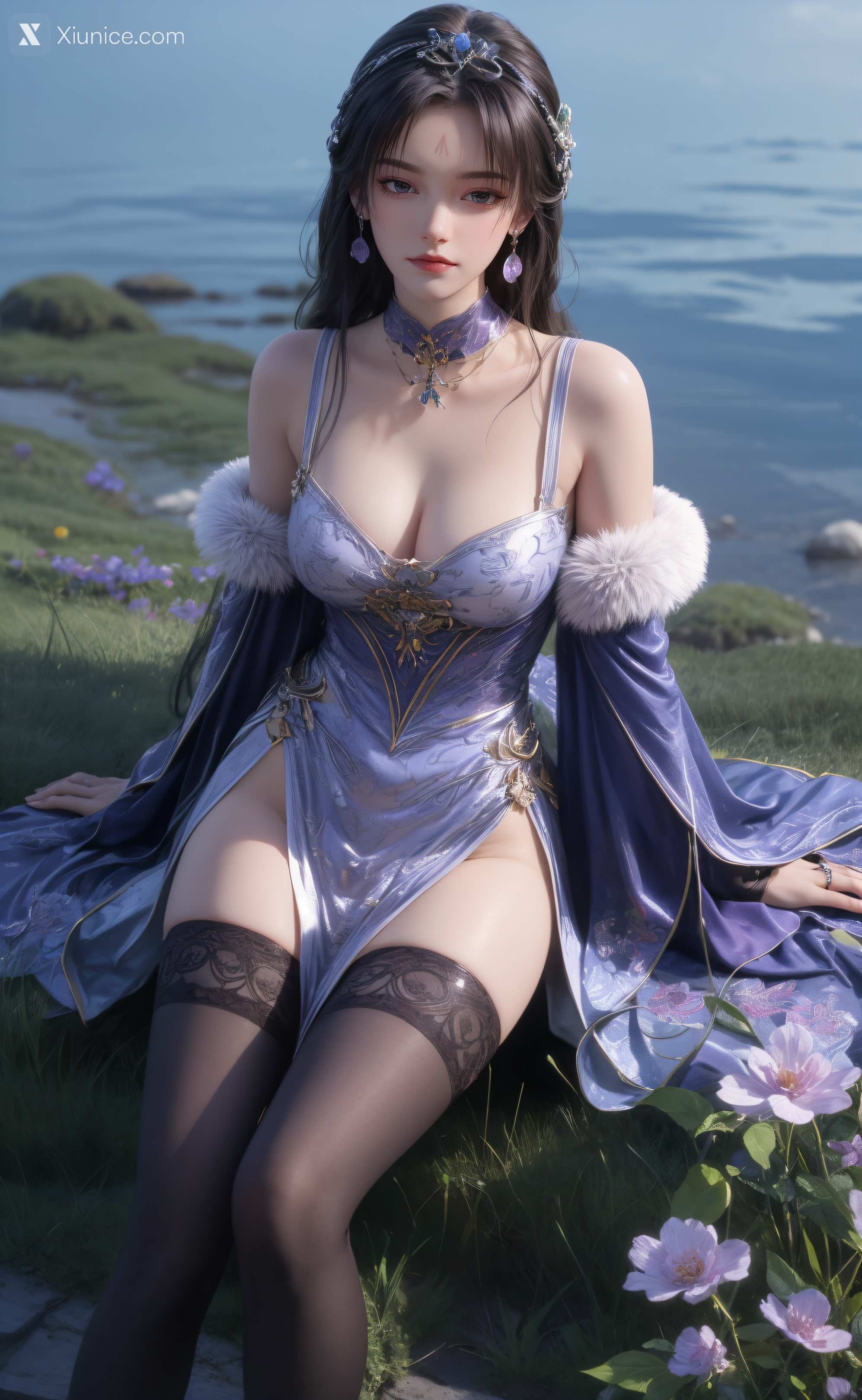 AI Girl Xiunice.com 暗河传 慕雪薇 慕雨墨 慕雨墨 户外写真 31