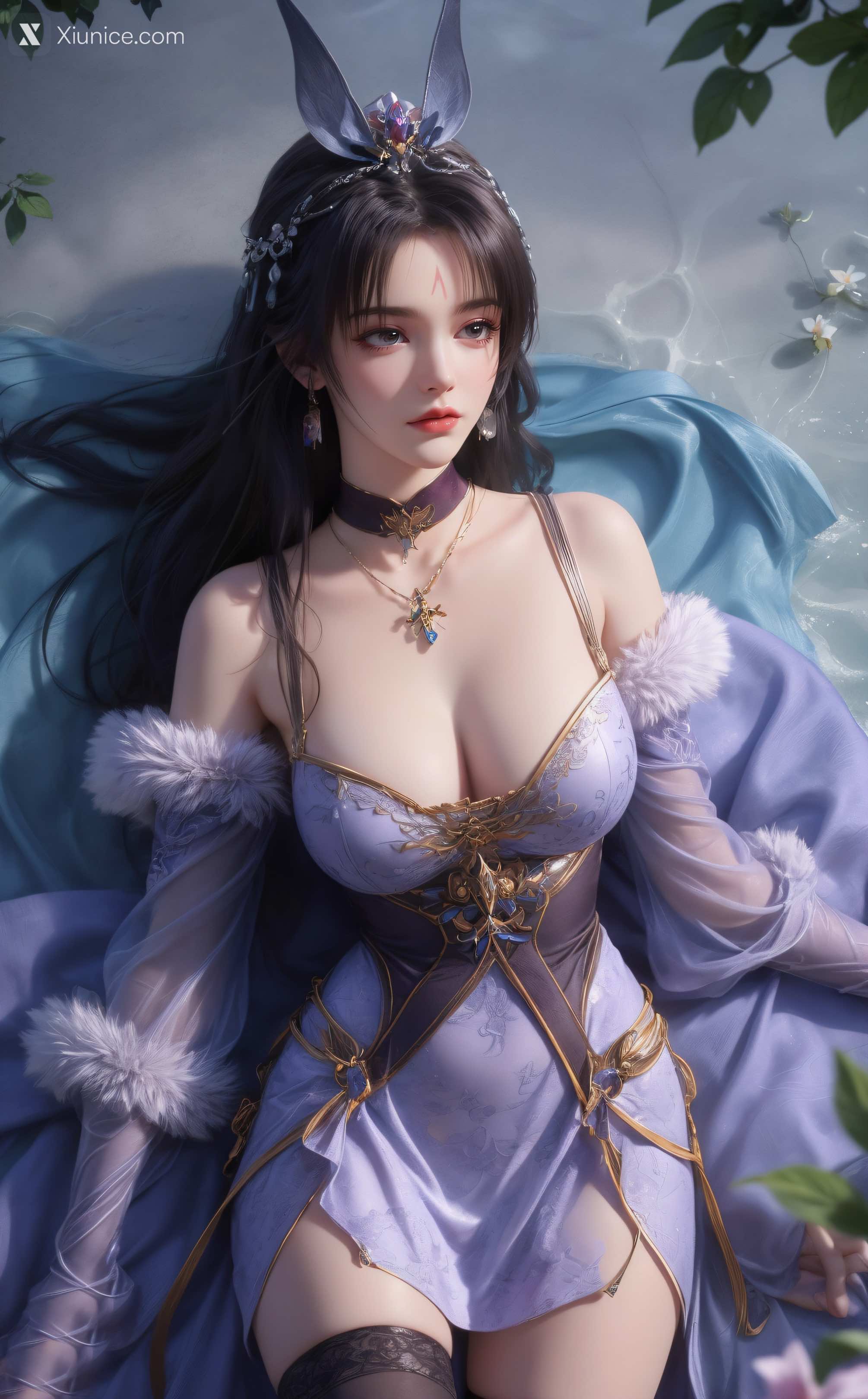 AI Girl Xiunice.com 暗河传 慕雪薇 慕雨墨 慕雨墨 户外写真 5