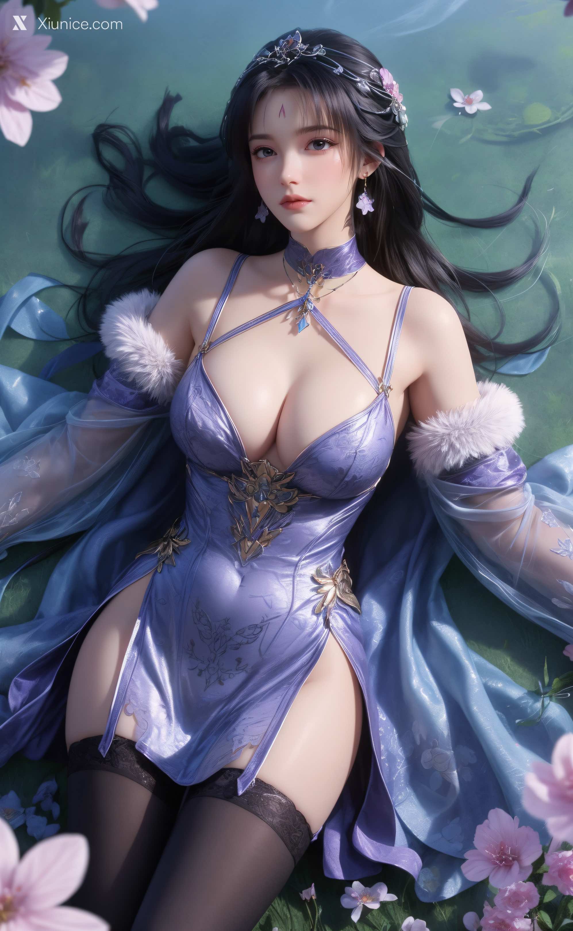 AI Girl Xiunice.com 暗河传 慕雪薇 慕雨墨 慕雨墨 户外写真 6