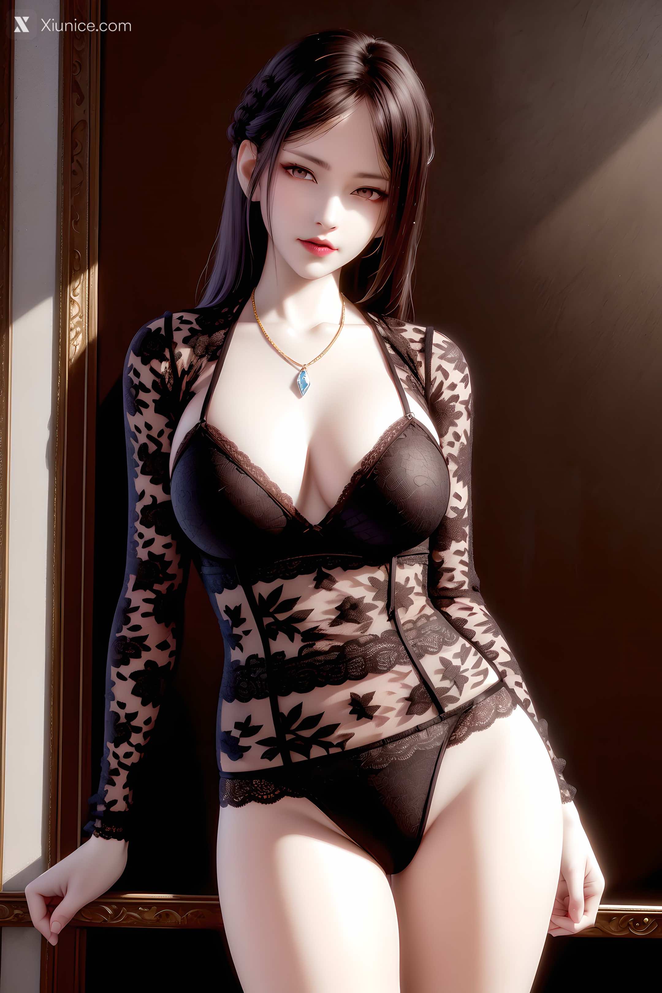 AI Girl Xiunice.com 暗河传 慕雪薇 慕雨墨 慕雨墨 黑丝 31