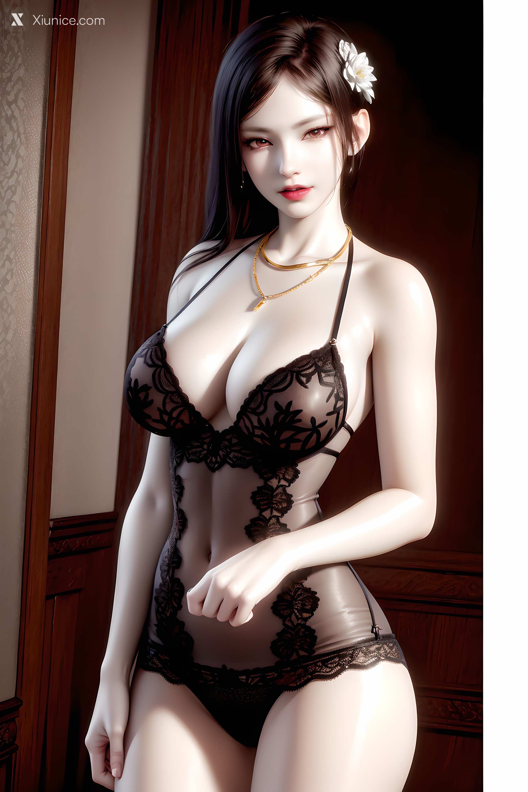 AI Girl Xiunice.com 暗河传 慕雪薇 慕雨墨 慕雨墨 黑丝 33