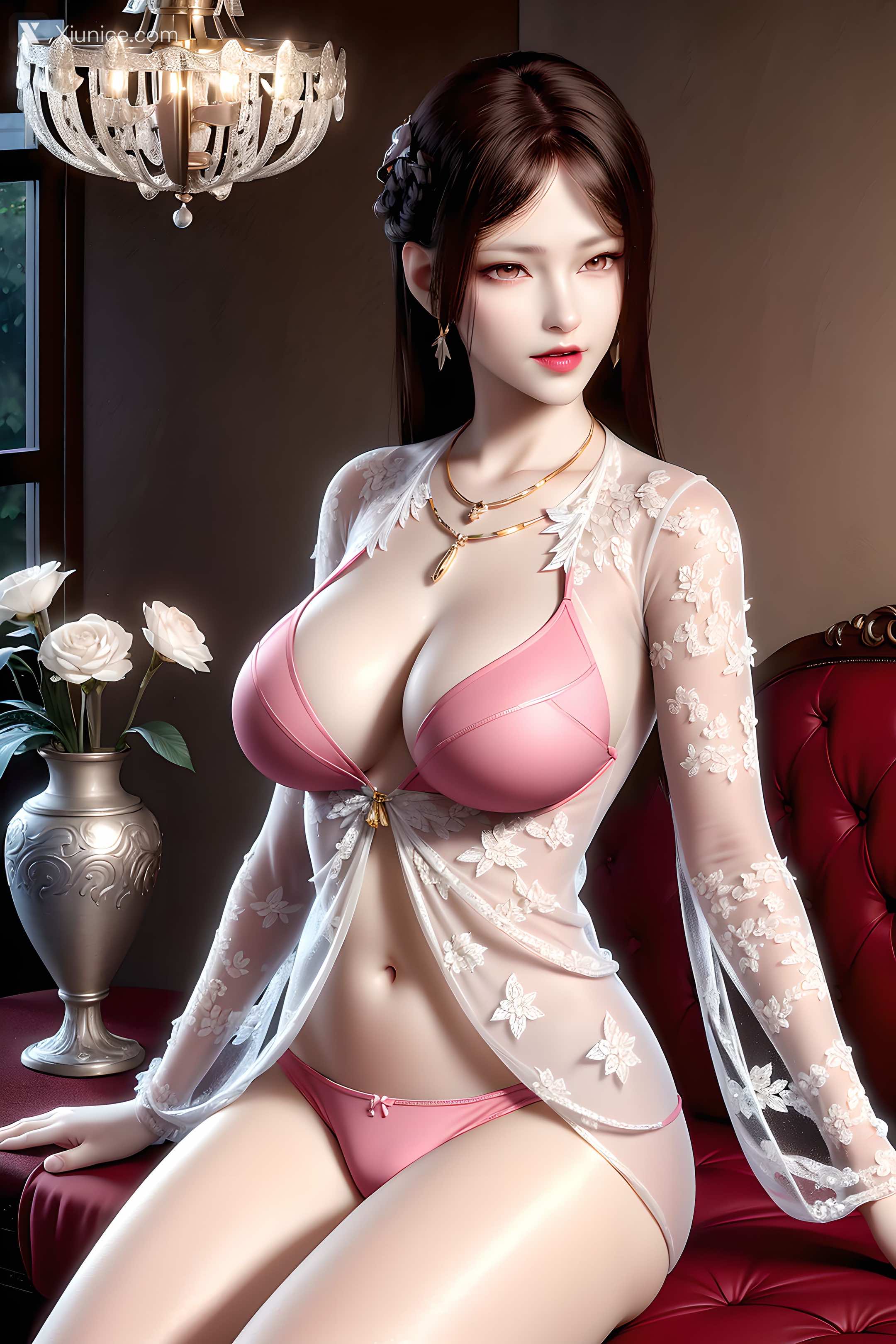AI Girl Xiunice.com 暗河传 慕雪薇 慕雨墨 慕雨墨 黑丝 57