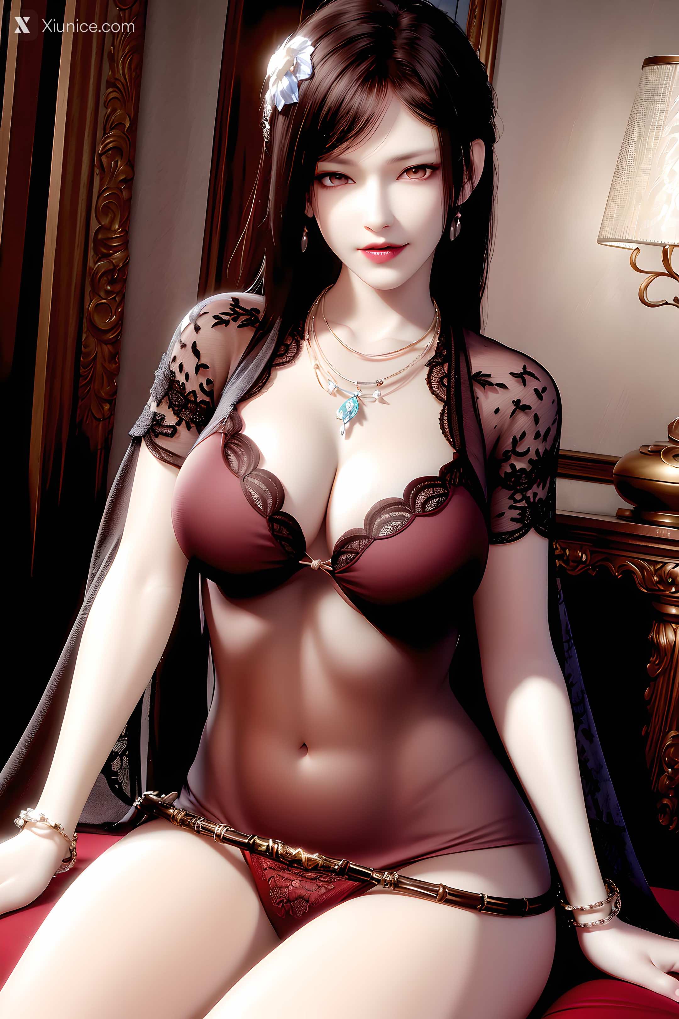 AI Girl Xiunice.com 暗河传 慕雪薇 慕雨墨 慕雨墨 黑丝 68