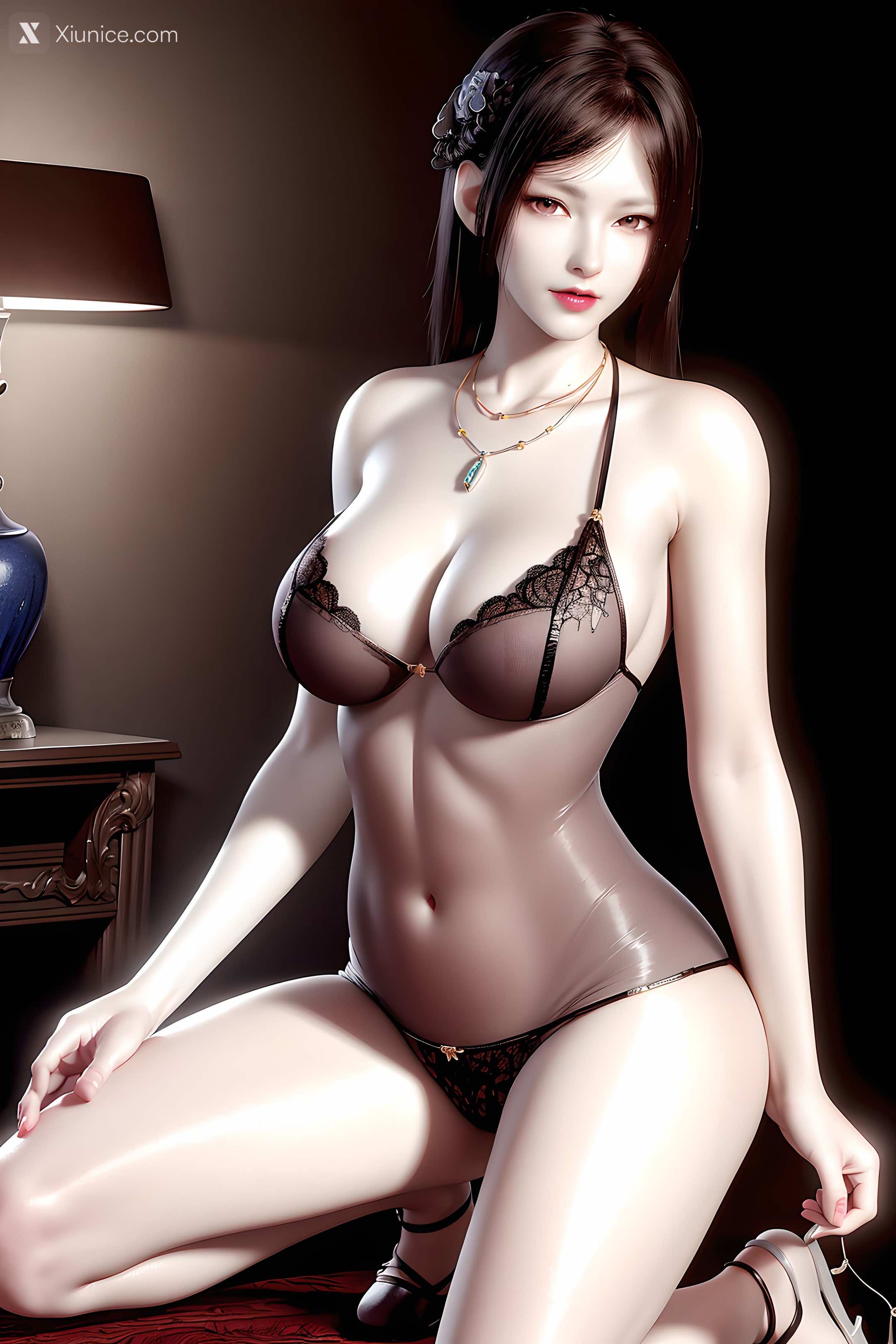 AI Girl Xiunice.com 暗河传 慕雪薇 慕雨墨 慕雨墨 黑丝 85
