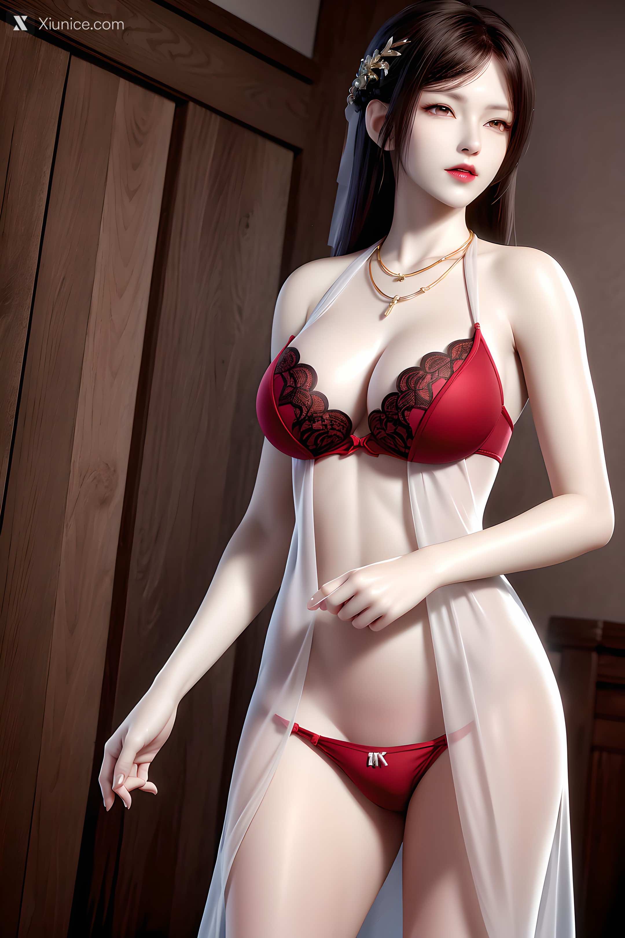 AI Girl Xiunice.com 暗河传 慕雪薇 慕雨墨 慕雨墨 黑丝 90