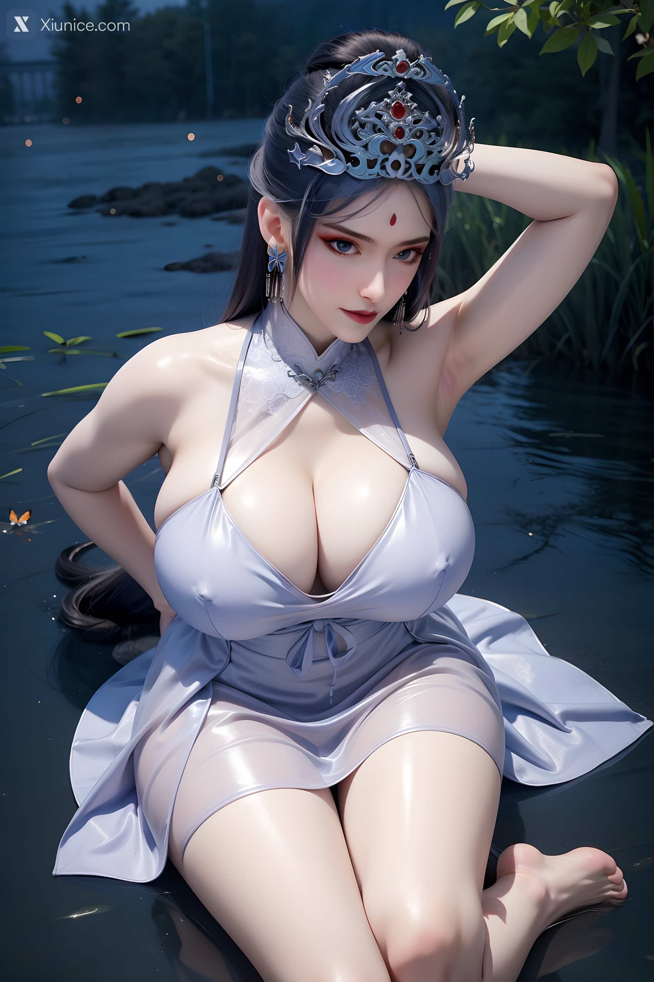 AI Girl Xiunice.com 暗河传 慕雪薇 慕雨墨 慕雪薇 大胸 13
