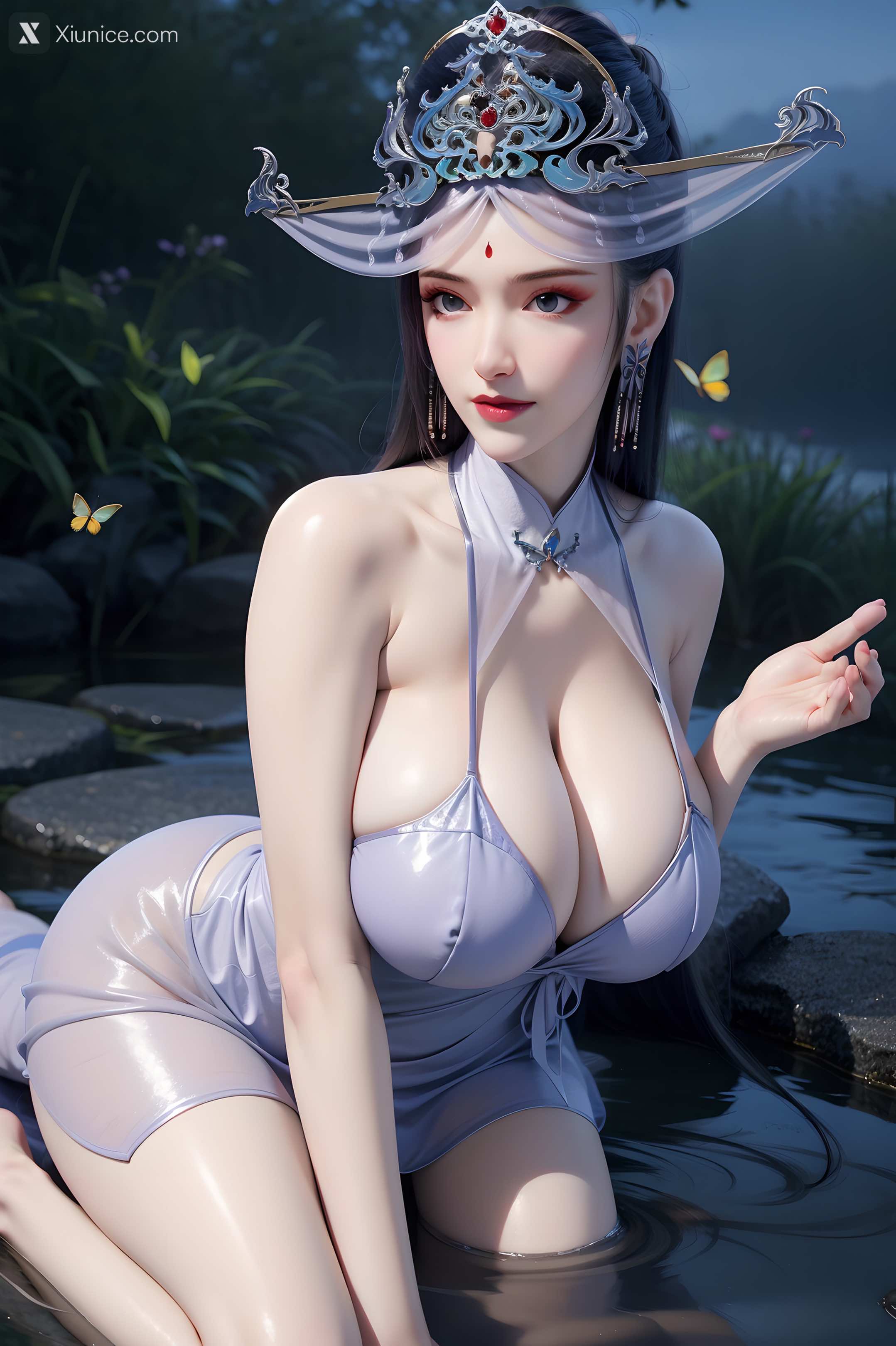 AI Girl Xiunice.com 暗河传 慕雪薇 慕雨墨 慕雪薇 大胸 14