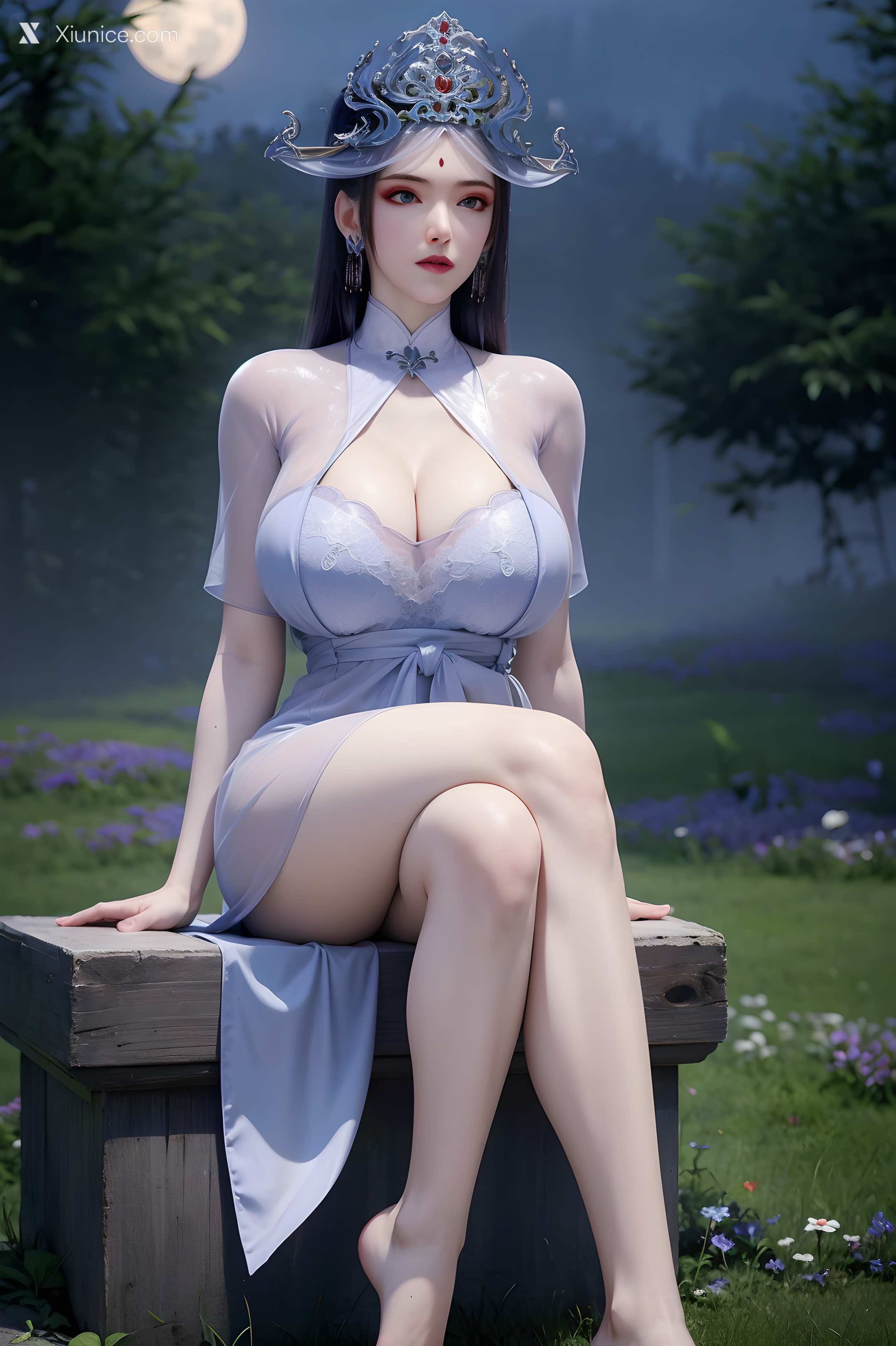 AI Girl Xiunice.com 暗河传 慕雪薇 慕雨墨 慕雪薇 大胸 17