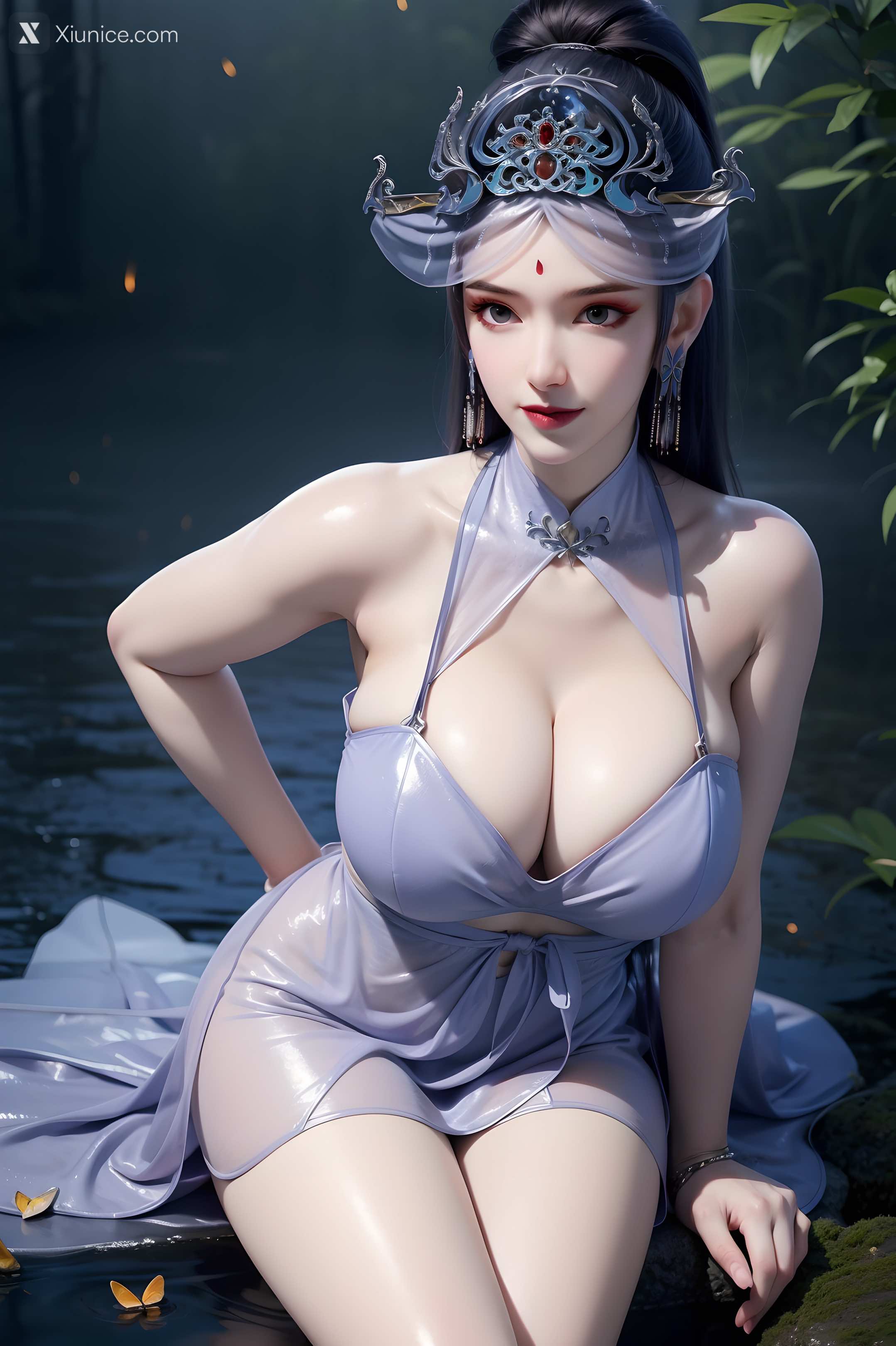 AI Girl Xiunice.com 暗河传 慕雪薇 慕雨墨 慕雪薇 大胸 22