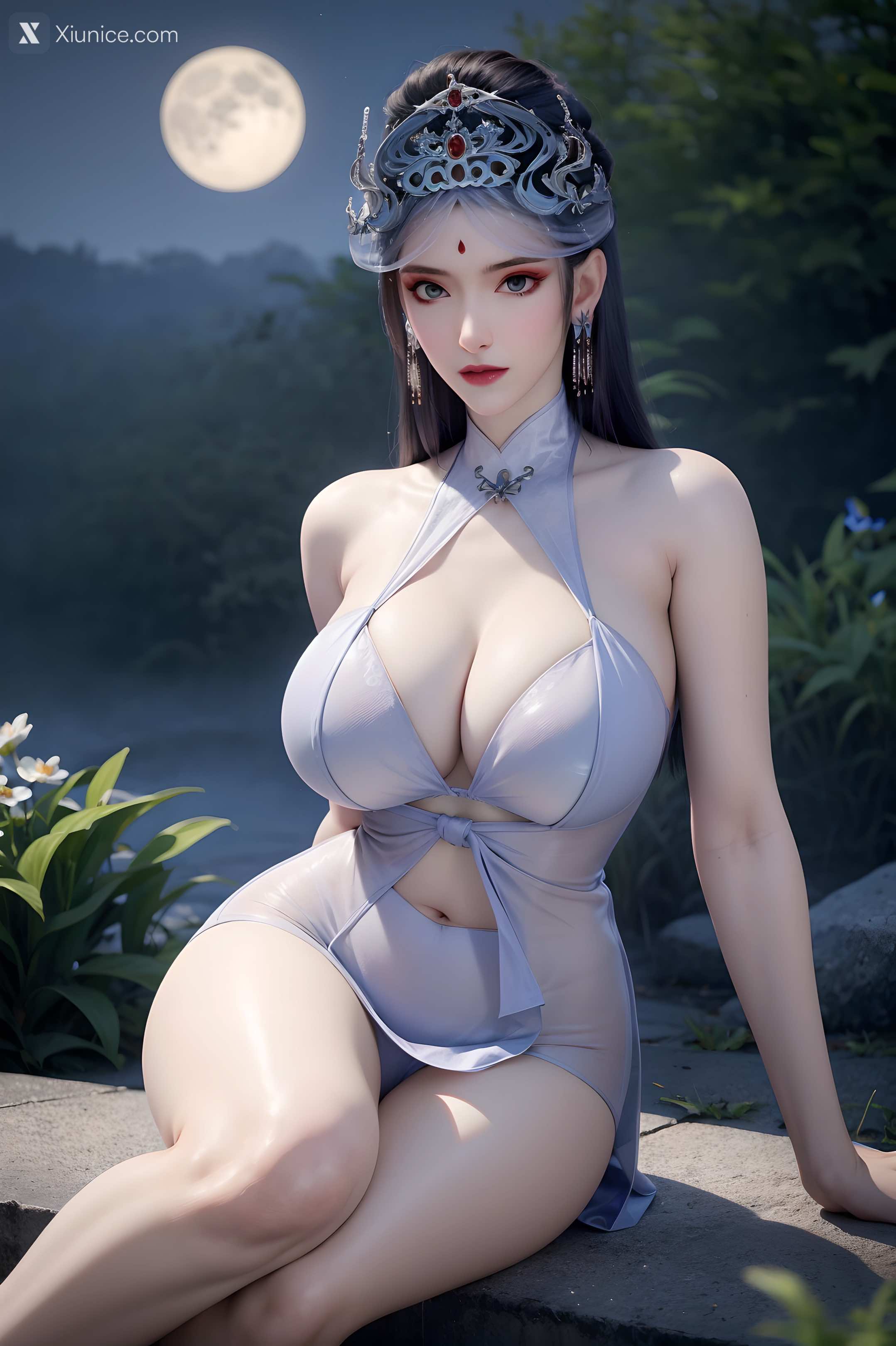 AI Girl Xiunice.com 暗河传 慕雪薇 慕雨墨 慕雪薇 大胸 25