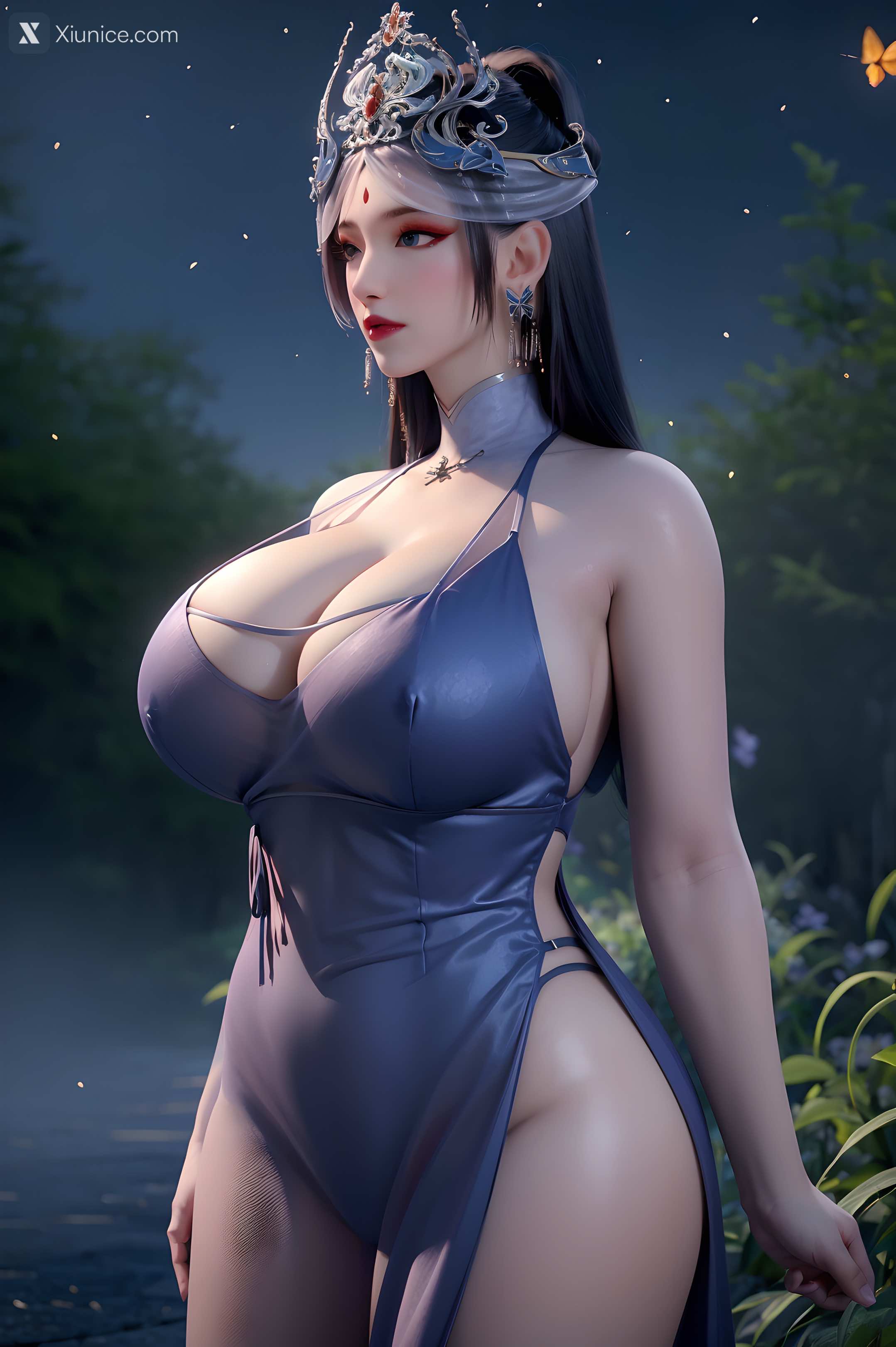 AI Girl Xiunice.com 暗河传 慕雪薇 慕雨墨 慕雪薇 大胸 46