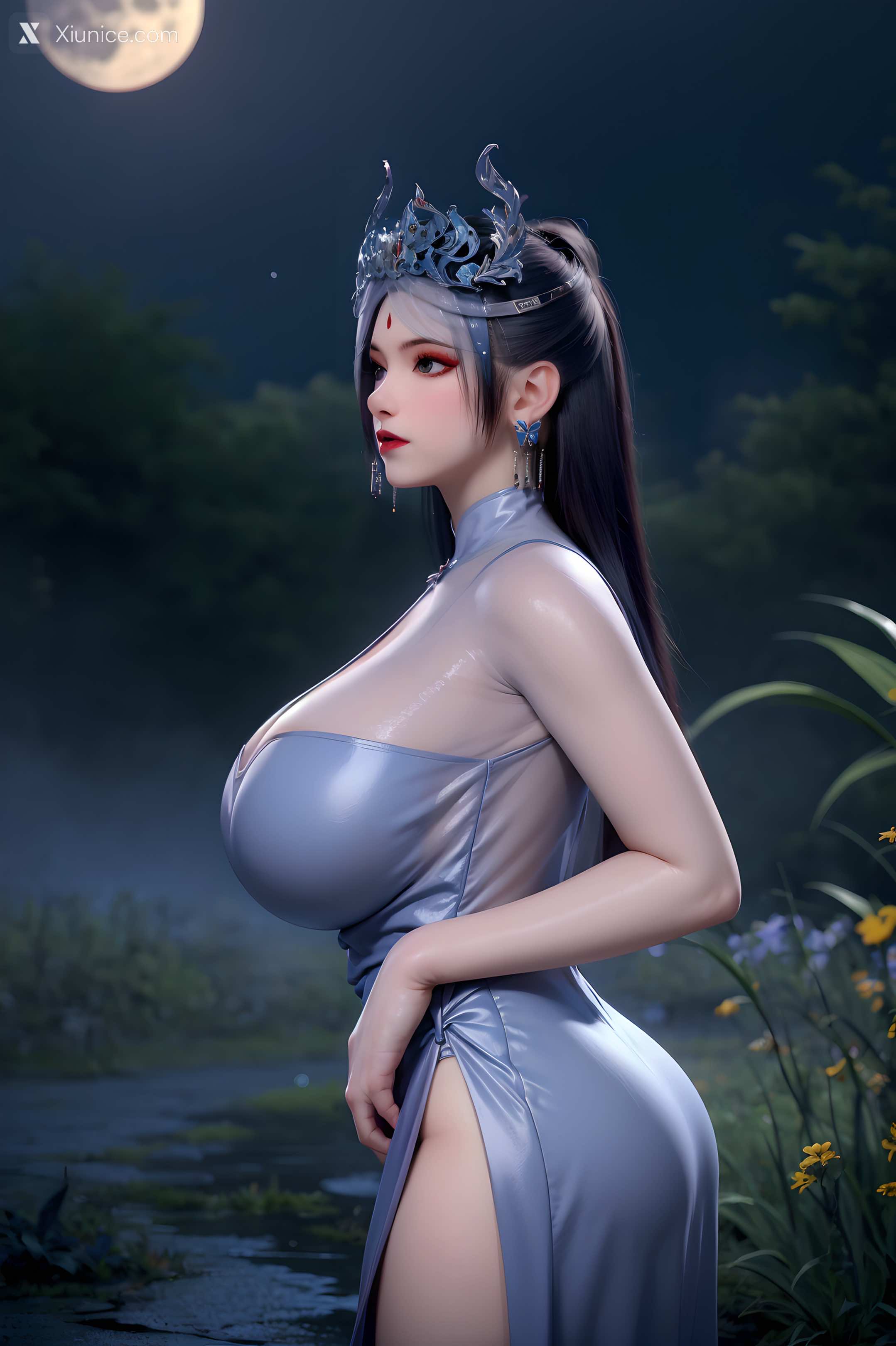 AI Girl Xiunice.com 暗河传 慕雪薇 慕雨墨 慕雪薇 大胸 52