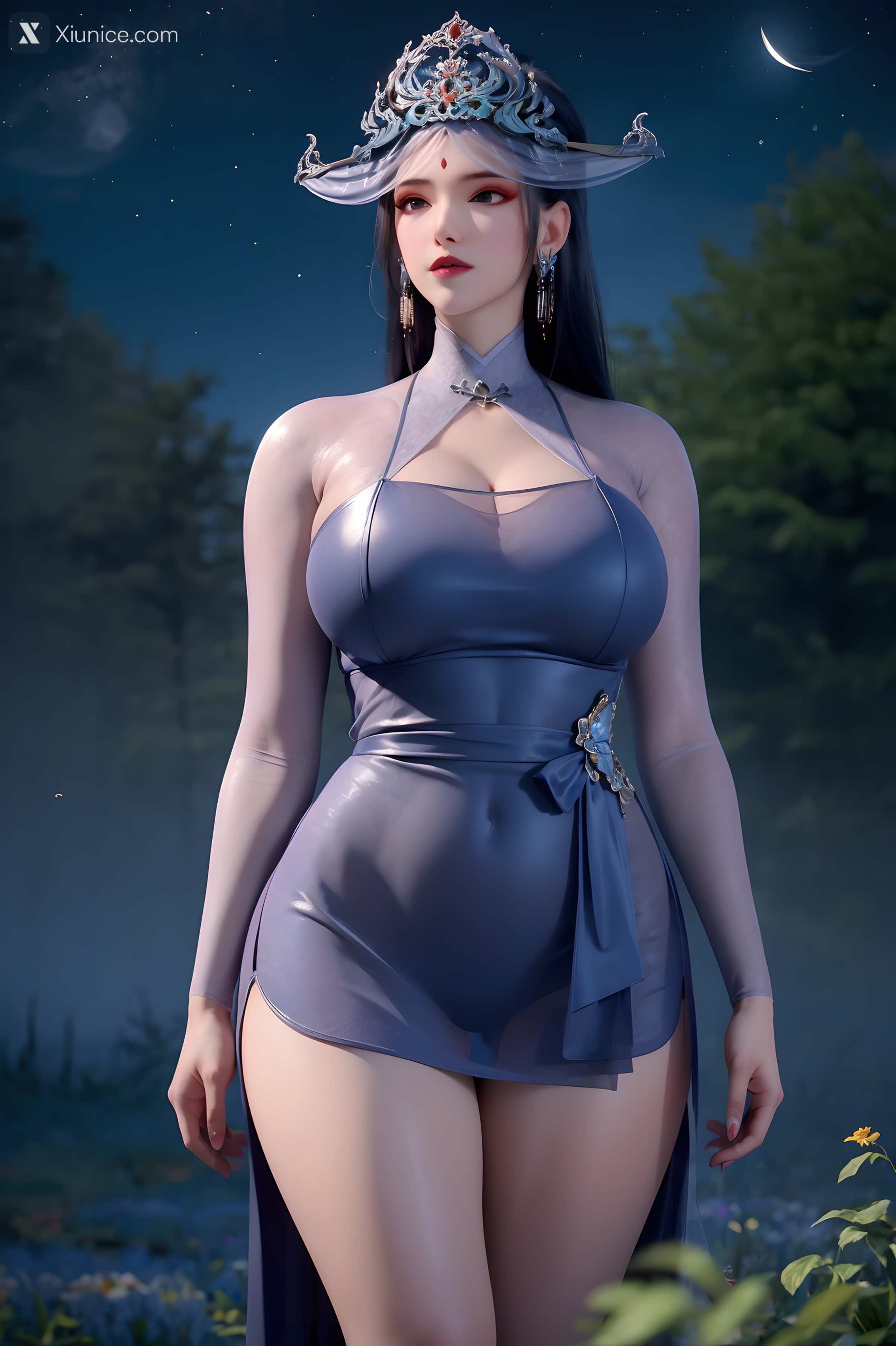 AI Girl Xiunice.com 暗河传 慕雪薇 慕雨墨 慕雪薇 大胸 53