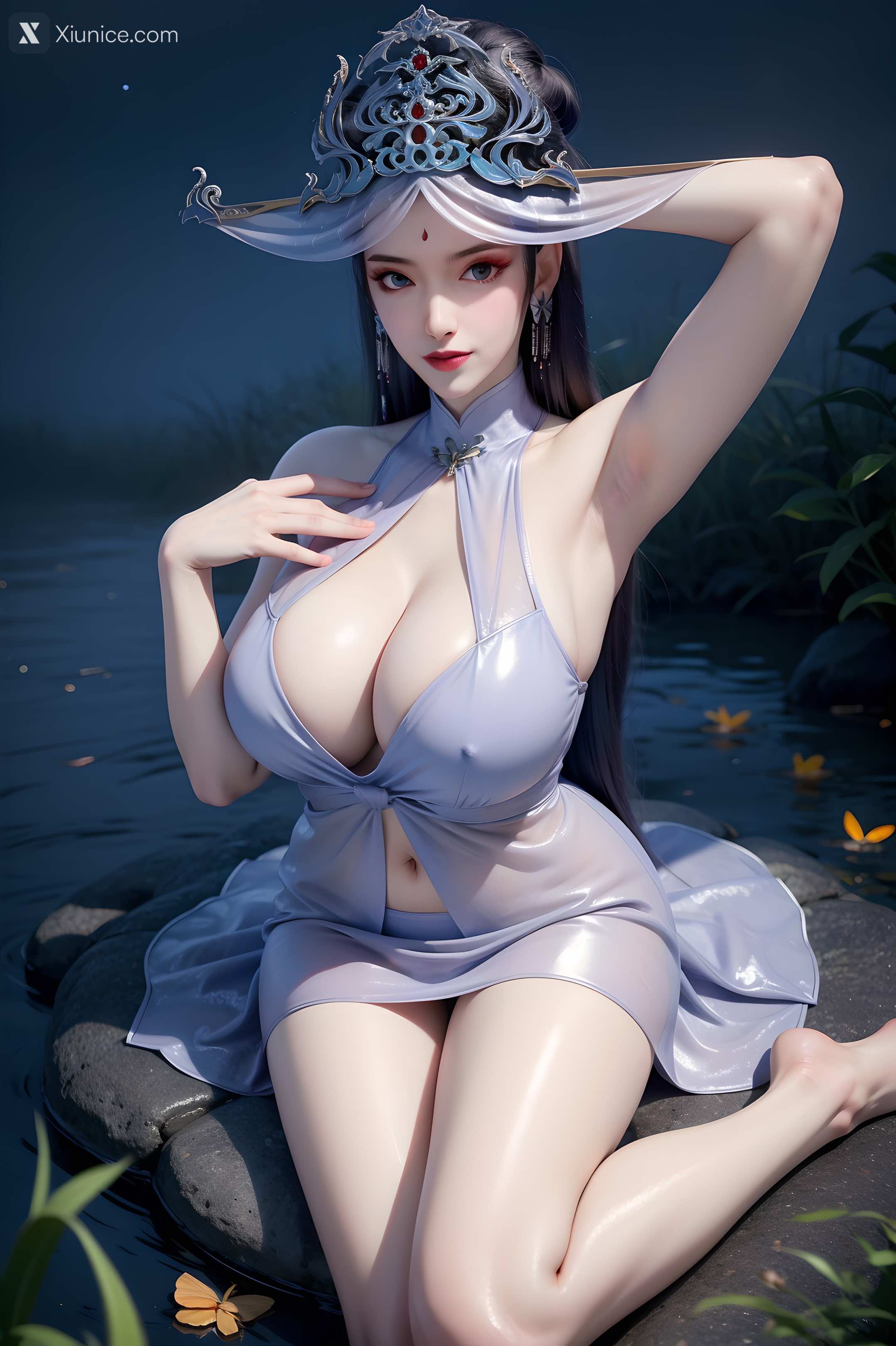 AI Girl Xiunice.com 暗河传 慕雪薇 慕雨墨 慕雪薇 大胸 7