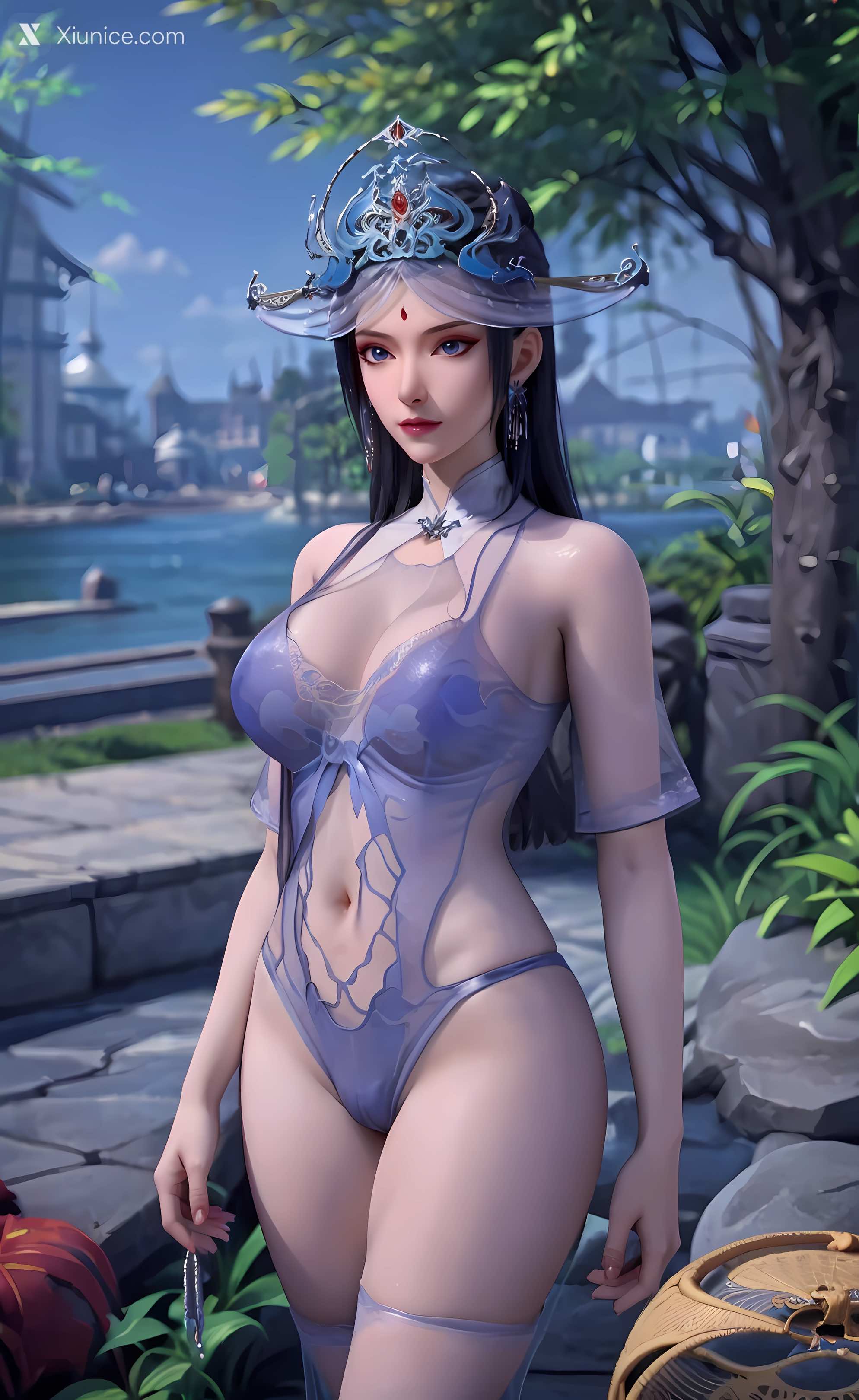 AI Girl Xiunice.com 暗河传 慕雪薇 慕雨墨 慕雪薇 清凉写真 1