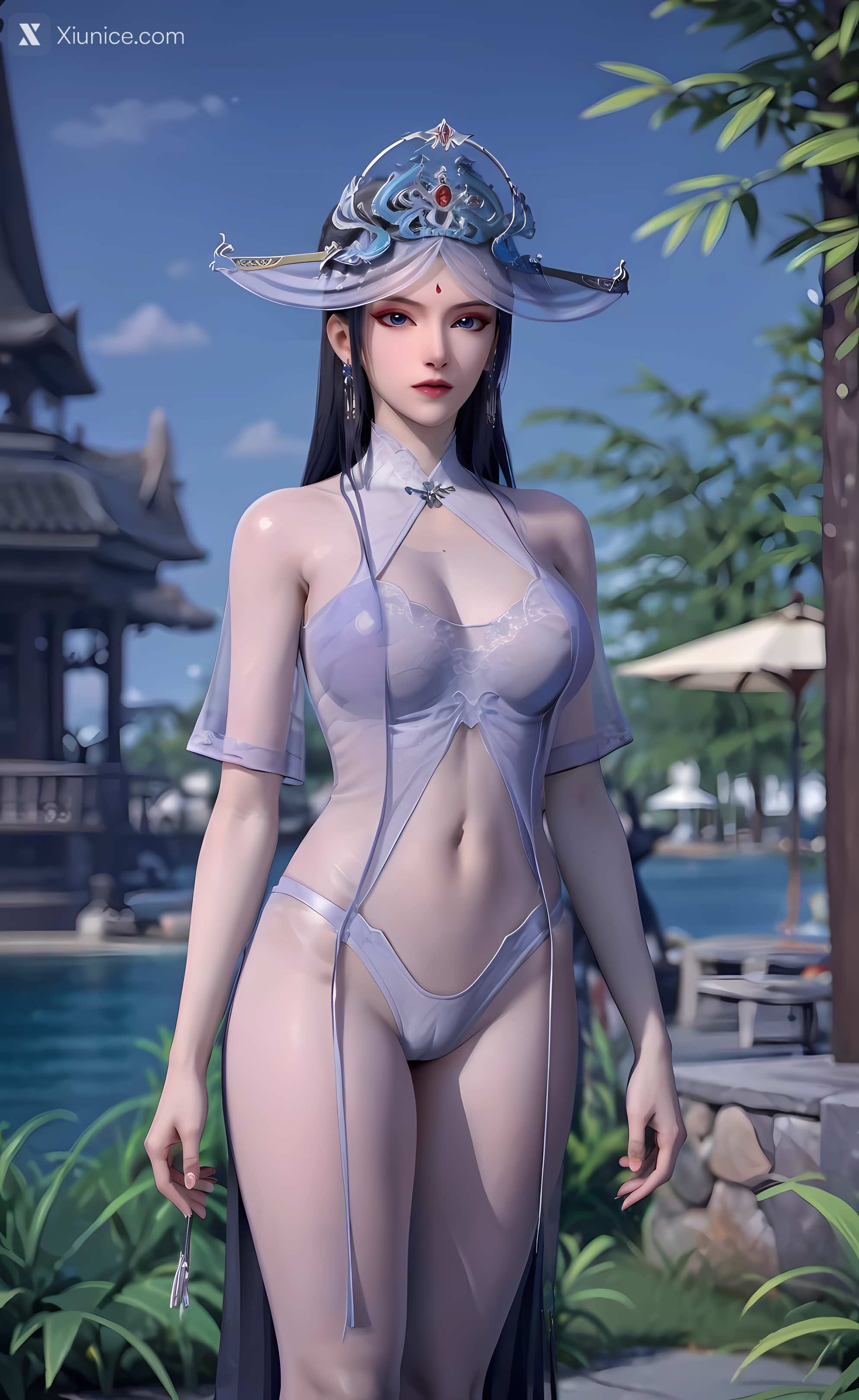 AI Girl Xiunice.com 暗河传 慕雪薇 慕雨墨 慕雪薇 清凉写真 12