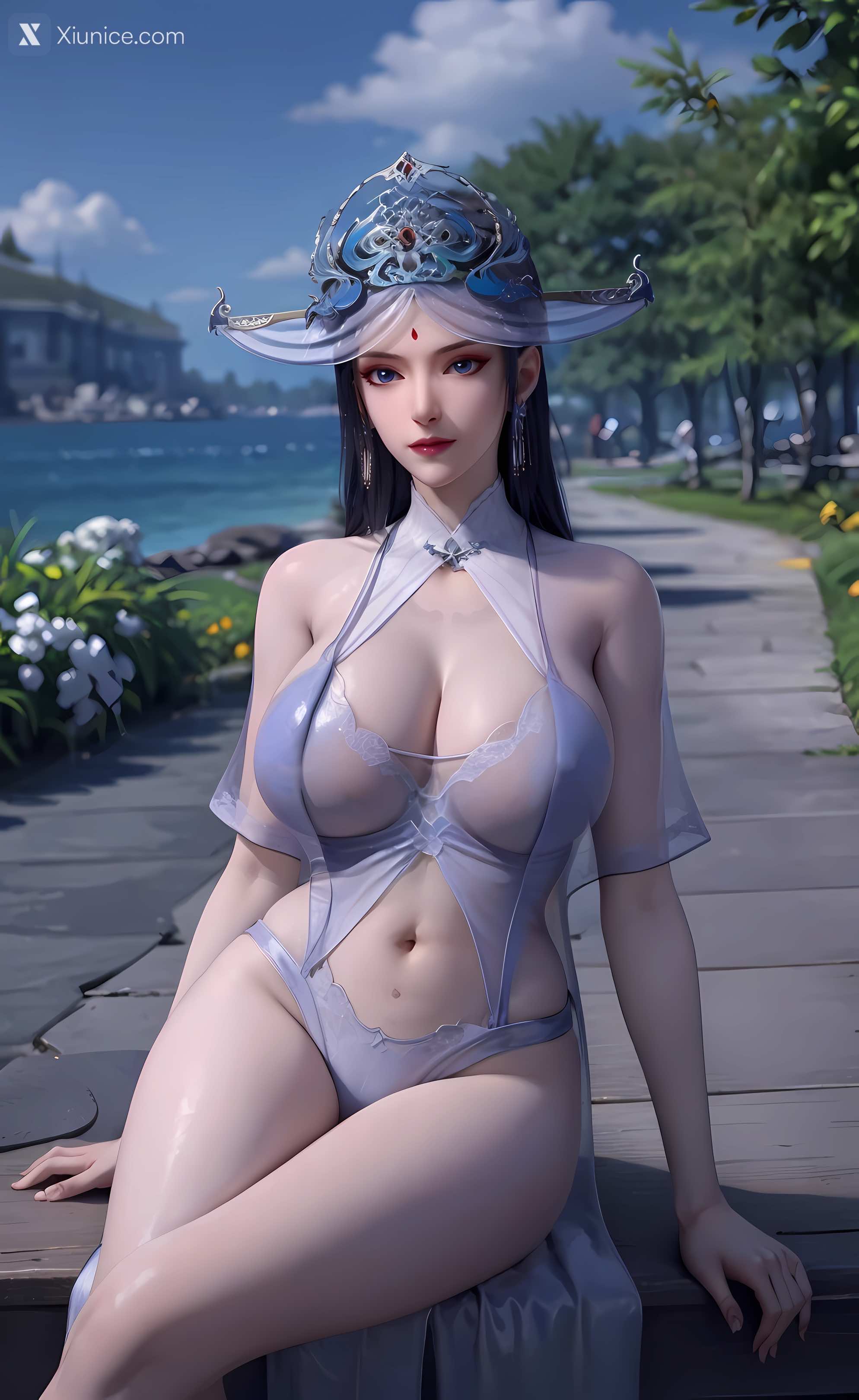 AI Girl Xiunice.com 暗河传 慕雪薇 慕雨墨 慕雪薇 清凉写真 23