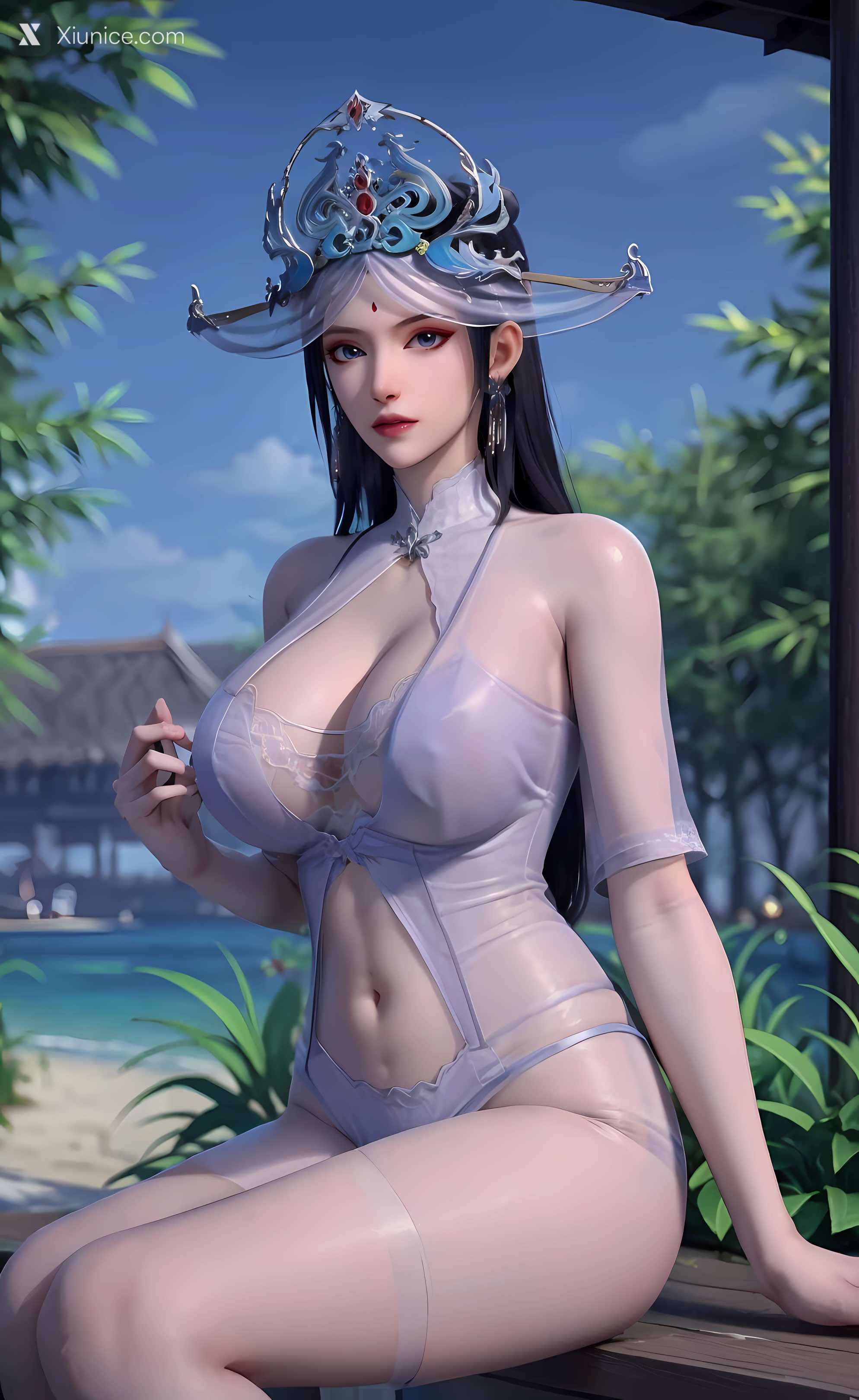 AI Girl Xiunice.com 暗河传 慕雪薇 慕雨墨 慕雪薇 清凉写真 25