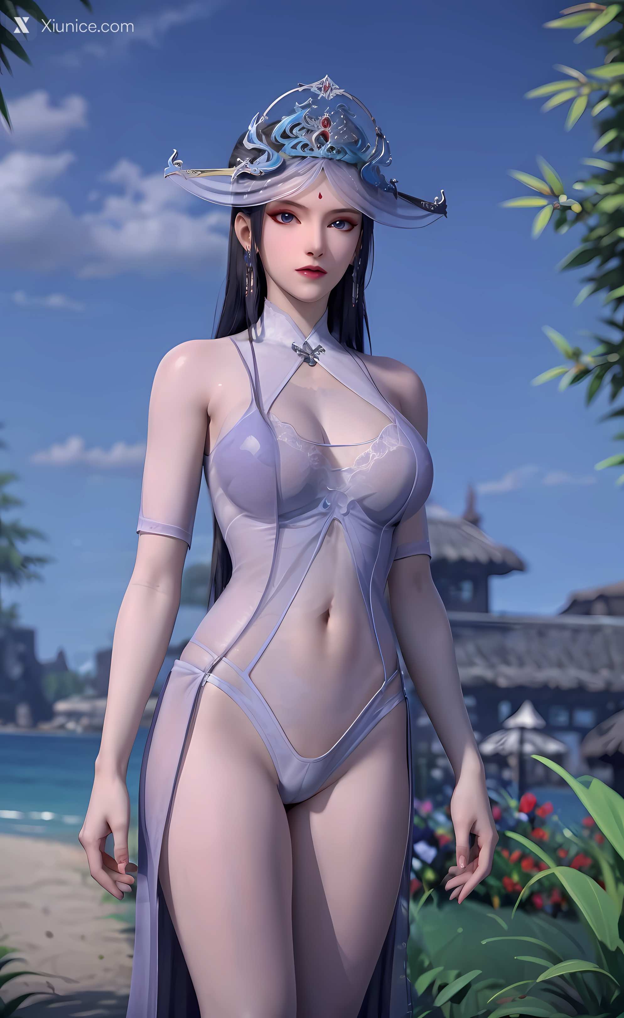 AI Girl Xiunice.com 暗河传 慕雪薇 慕雨墨 慕雪薇 清凉写真 3