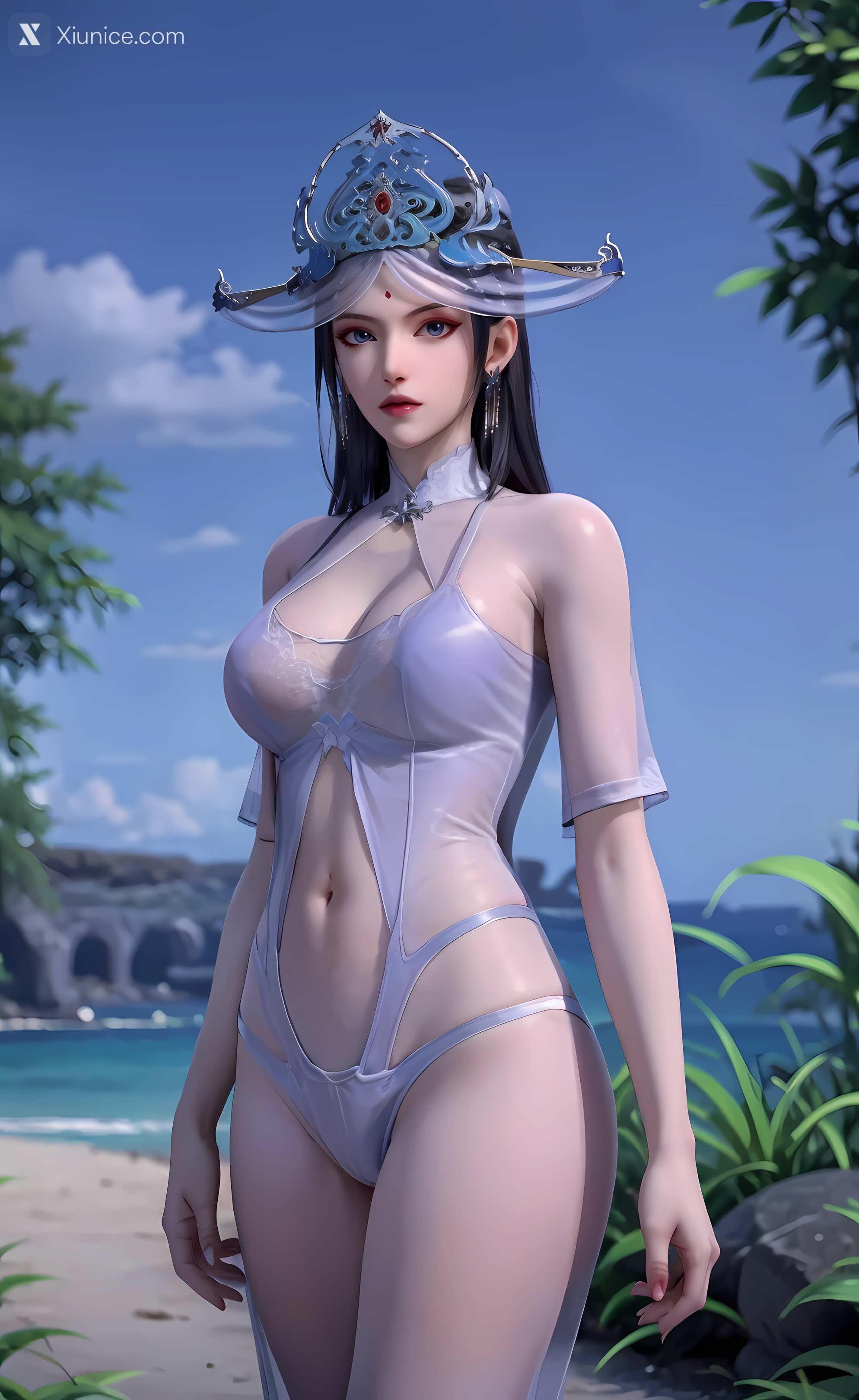 AI Girl Xiunice.com 暗河传 慕雪薇 慕雨墨 慕雪薇 清凉写真 6