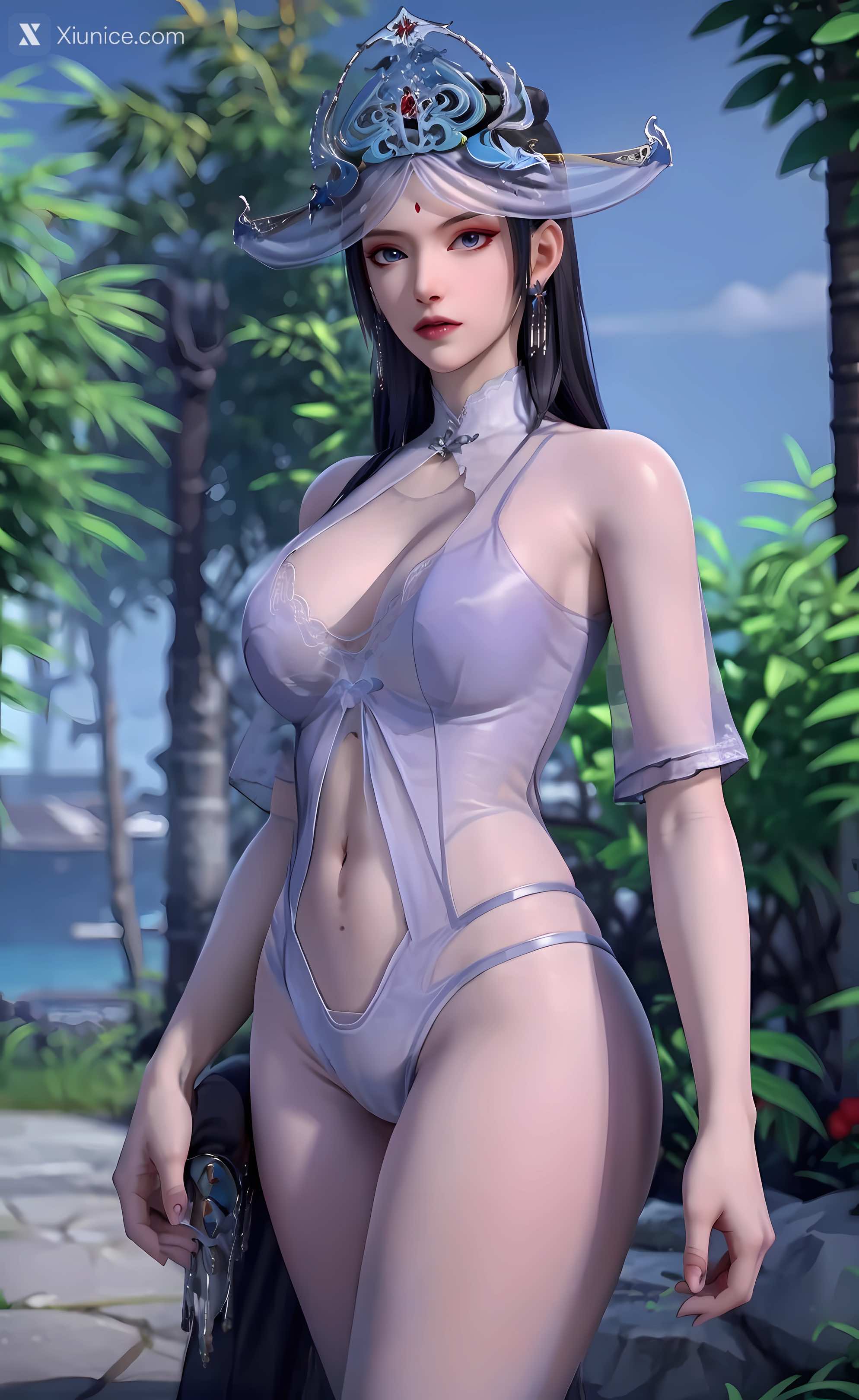 AI Girl Xiunice.com 暗河传 慕雪薇 慕雨墨 慕雪薇 清凉写真 7
