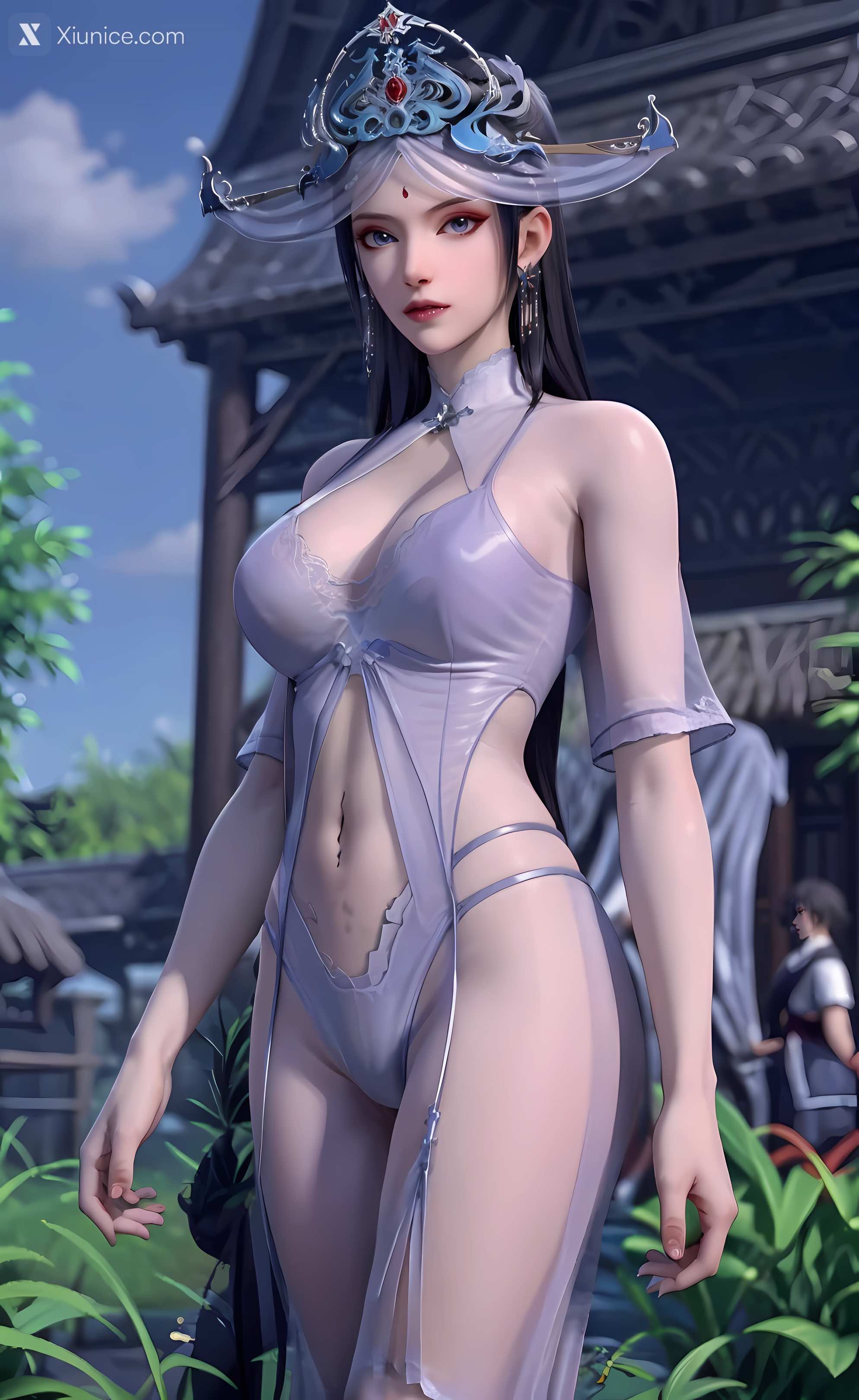 AI Girl Xiunice.com 暗河传 慕雪薇 慕雨墨 慕雪薇 清凉写真 9