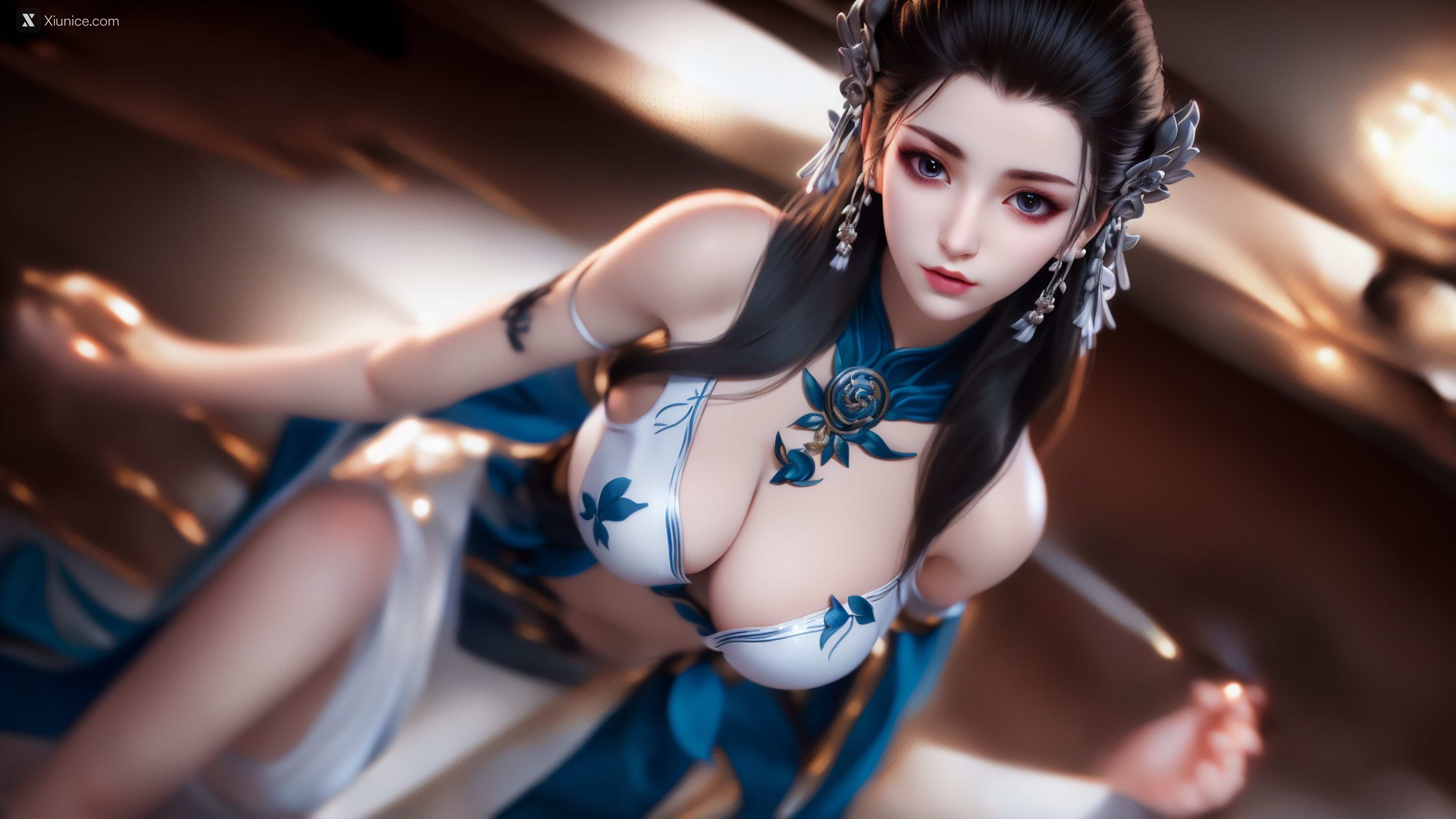 AI Girl Xiunice.com 梦塔 雪迷城 白亦君素 1 3