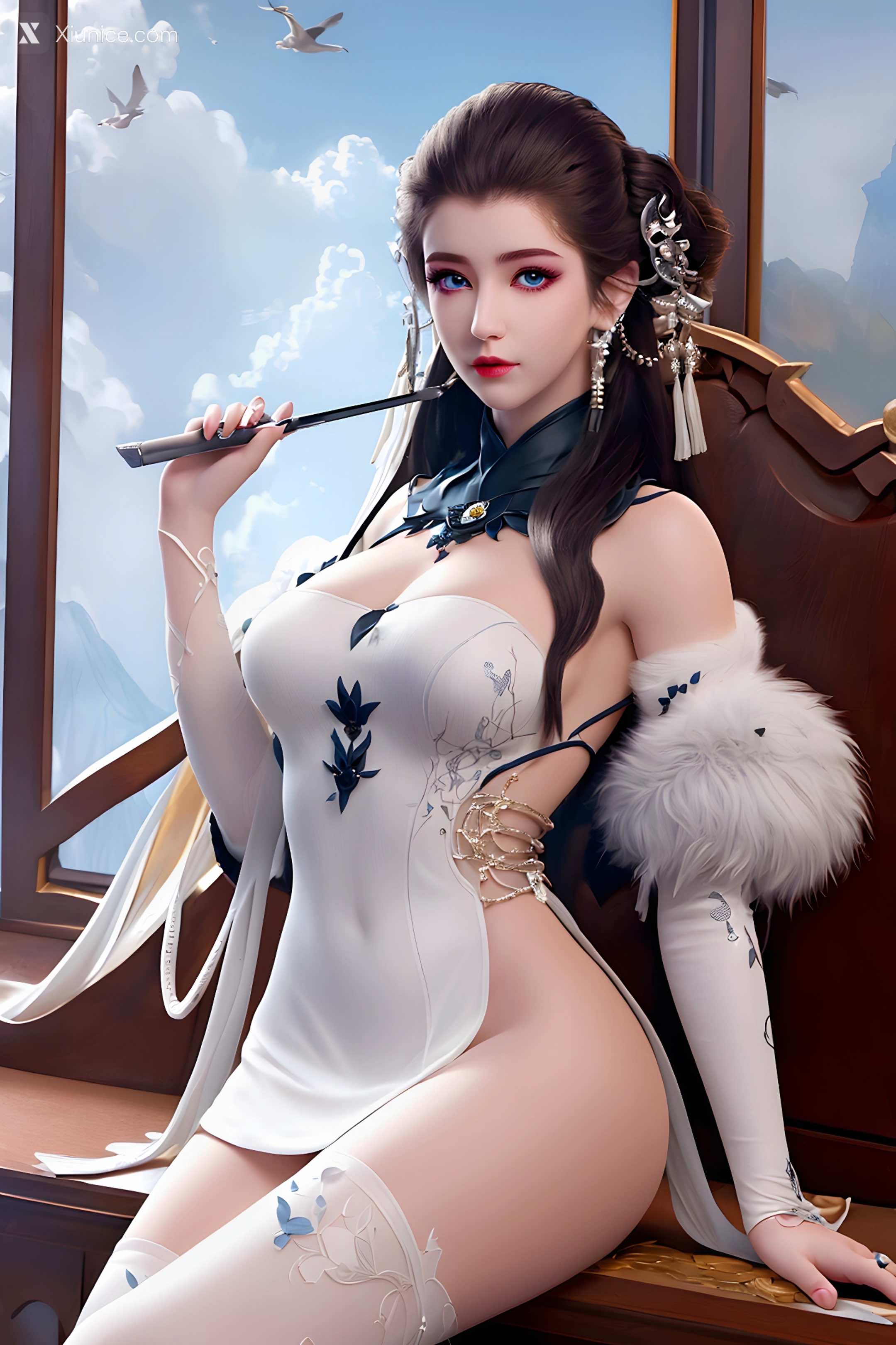 AI Girl Xiunice.com 梦塔 雪迷城 白亦君素 2 14